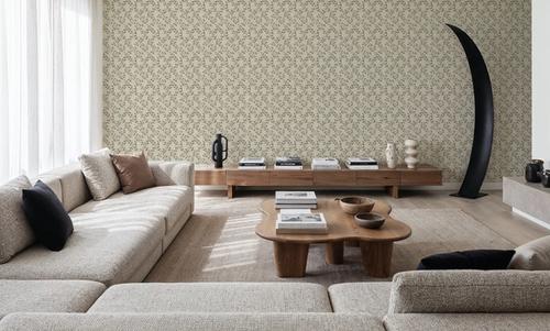Emerald Trellis Petite, Light Beige