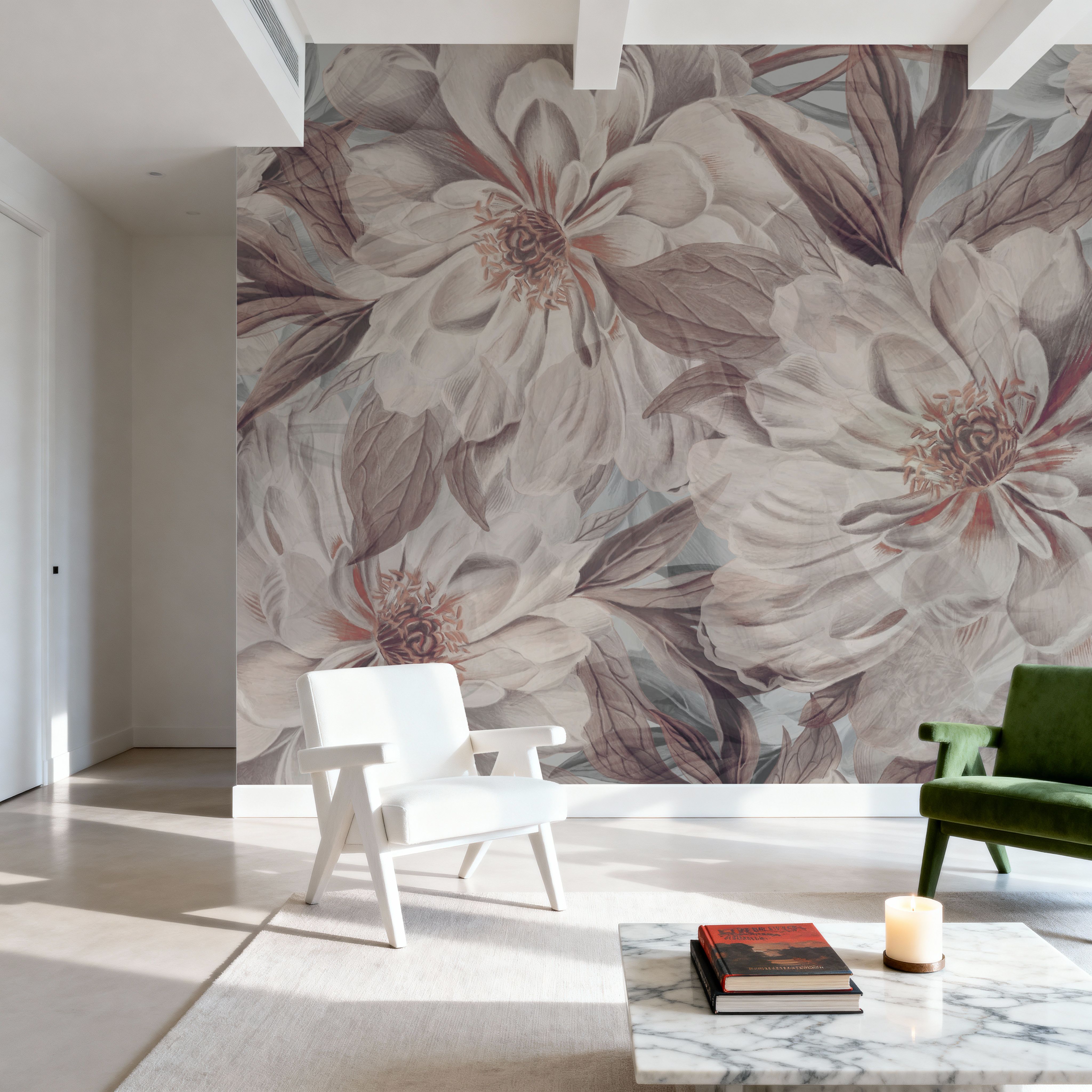 Peony Study - Pink Oyster