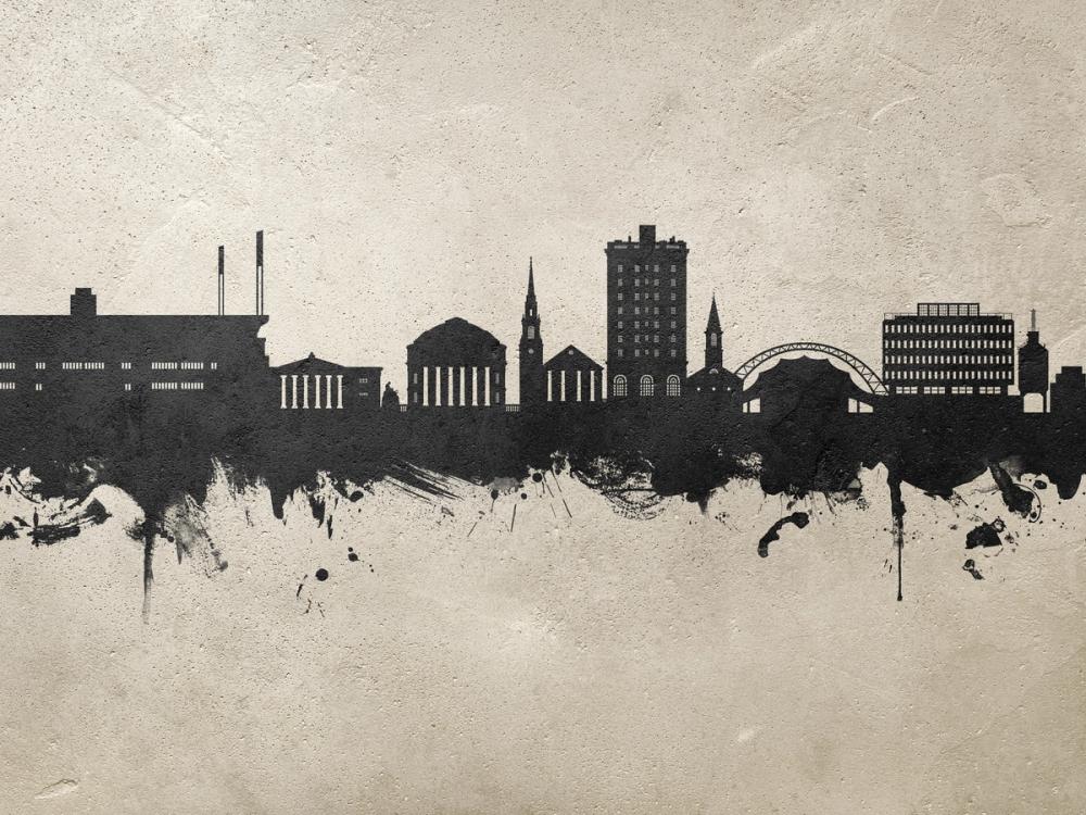 Charlottesville Virginia Skyline Concrete