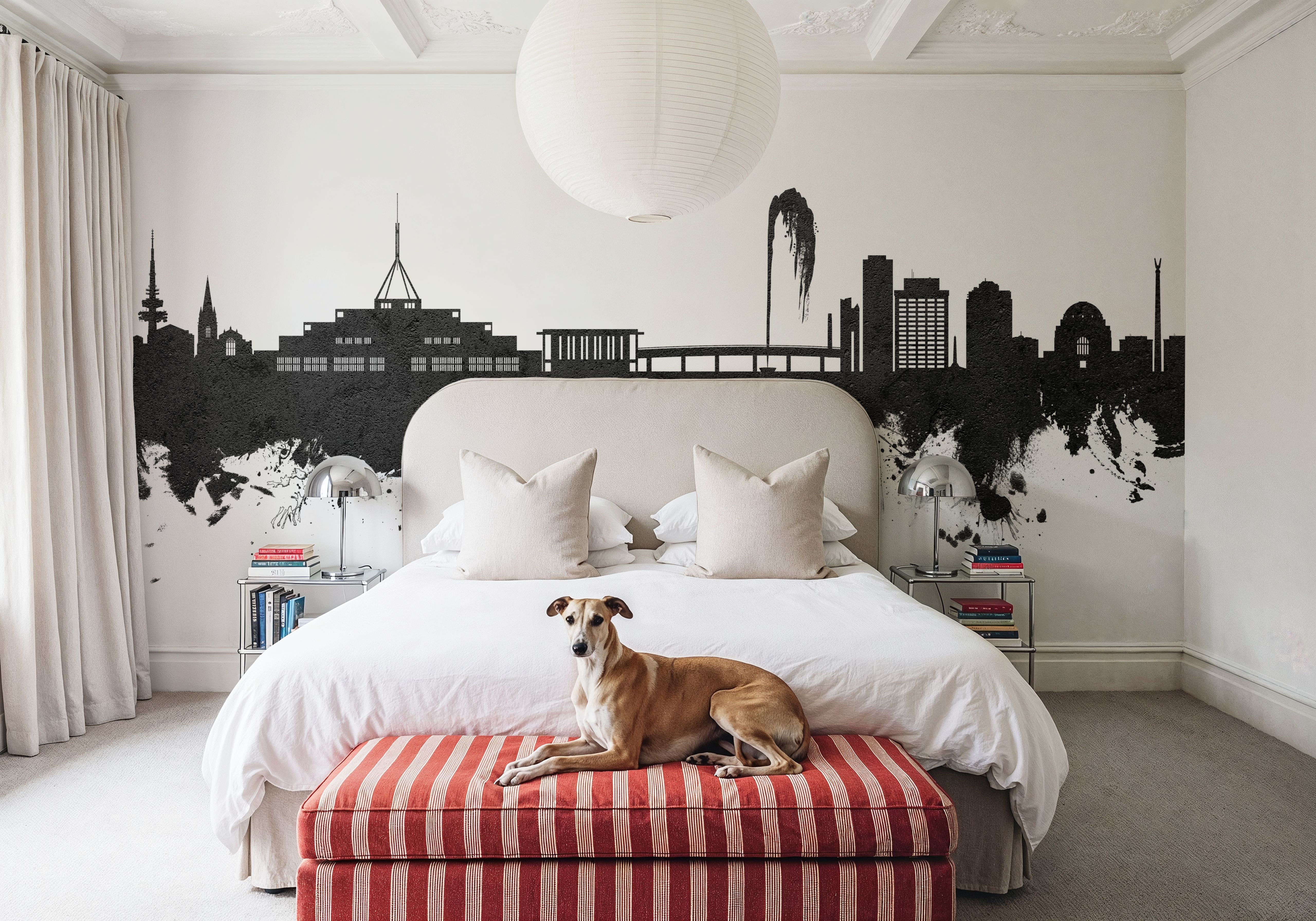 Canberra Skyline Black & White