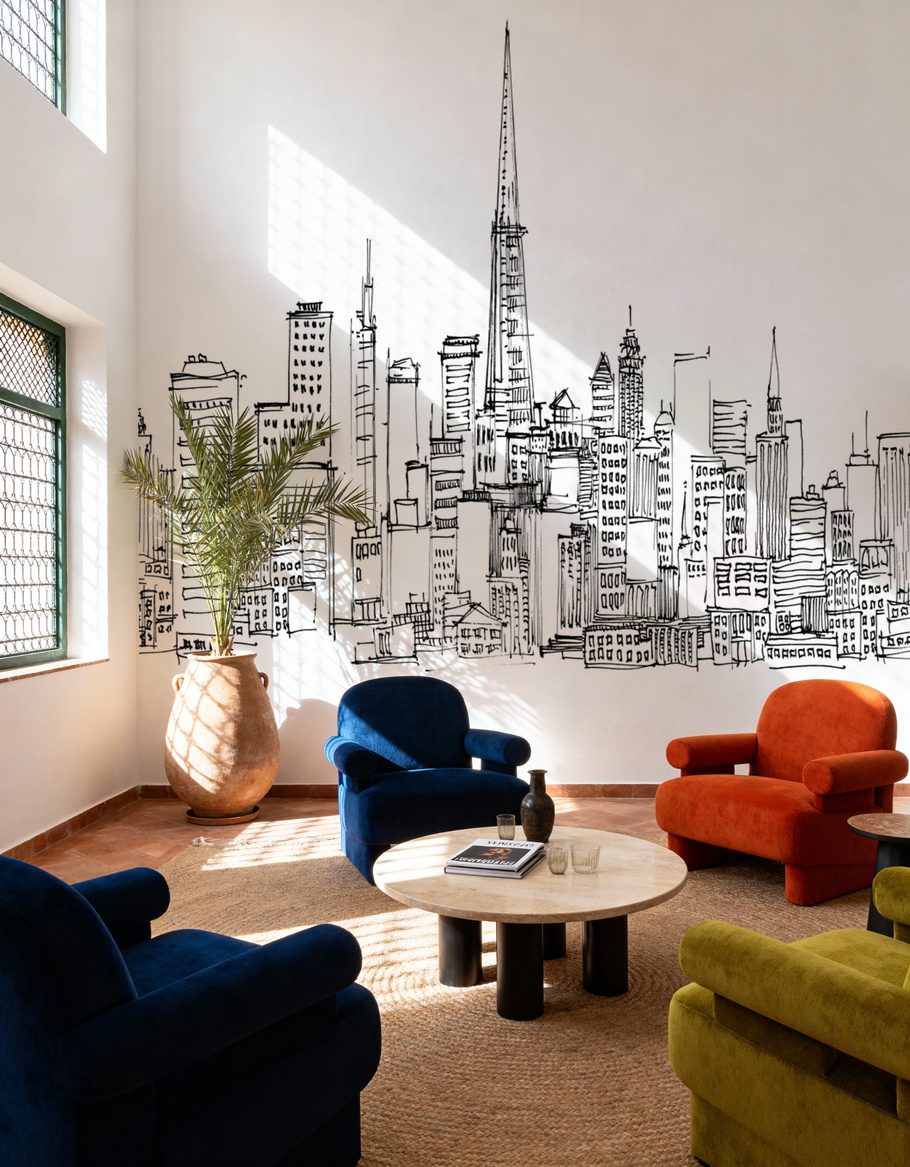Draw San Francisco Skyline
