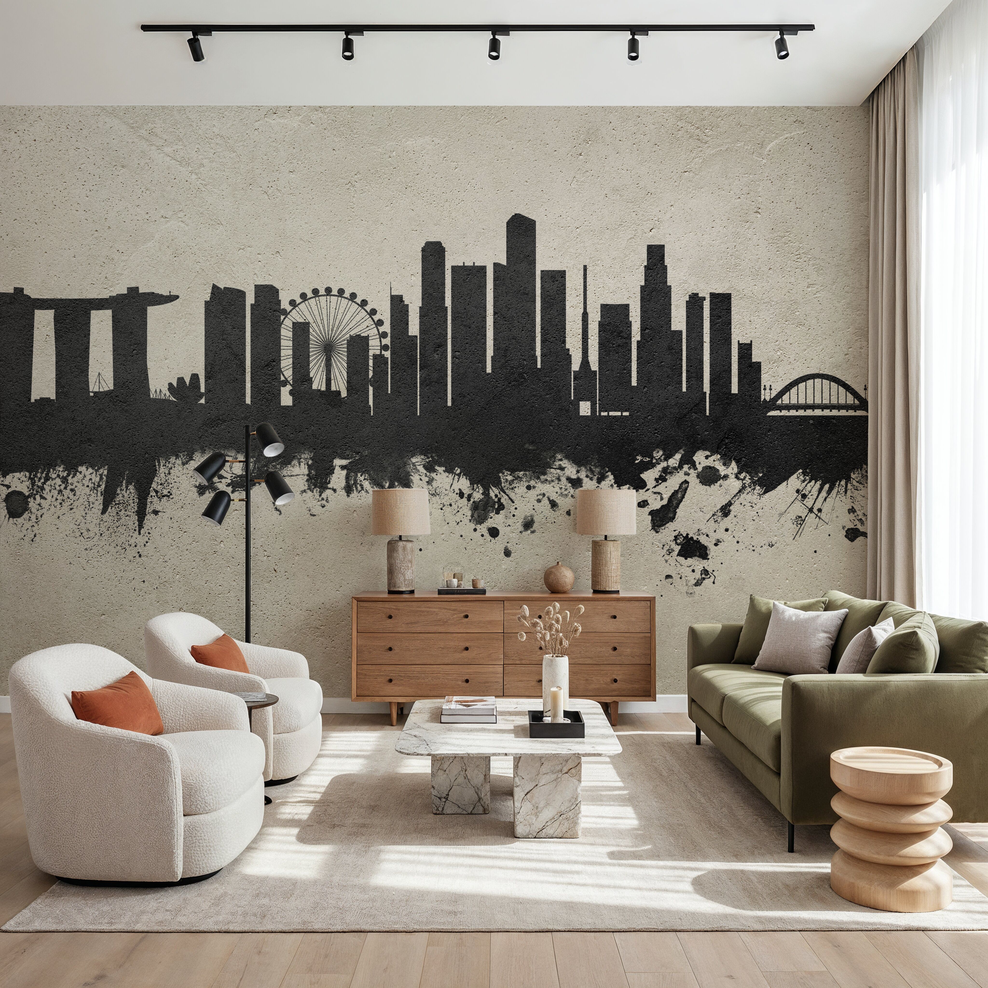 Singapore Skyline Concrete