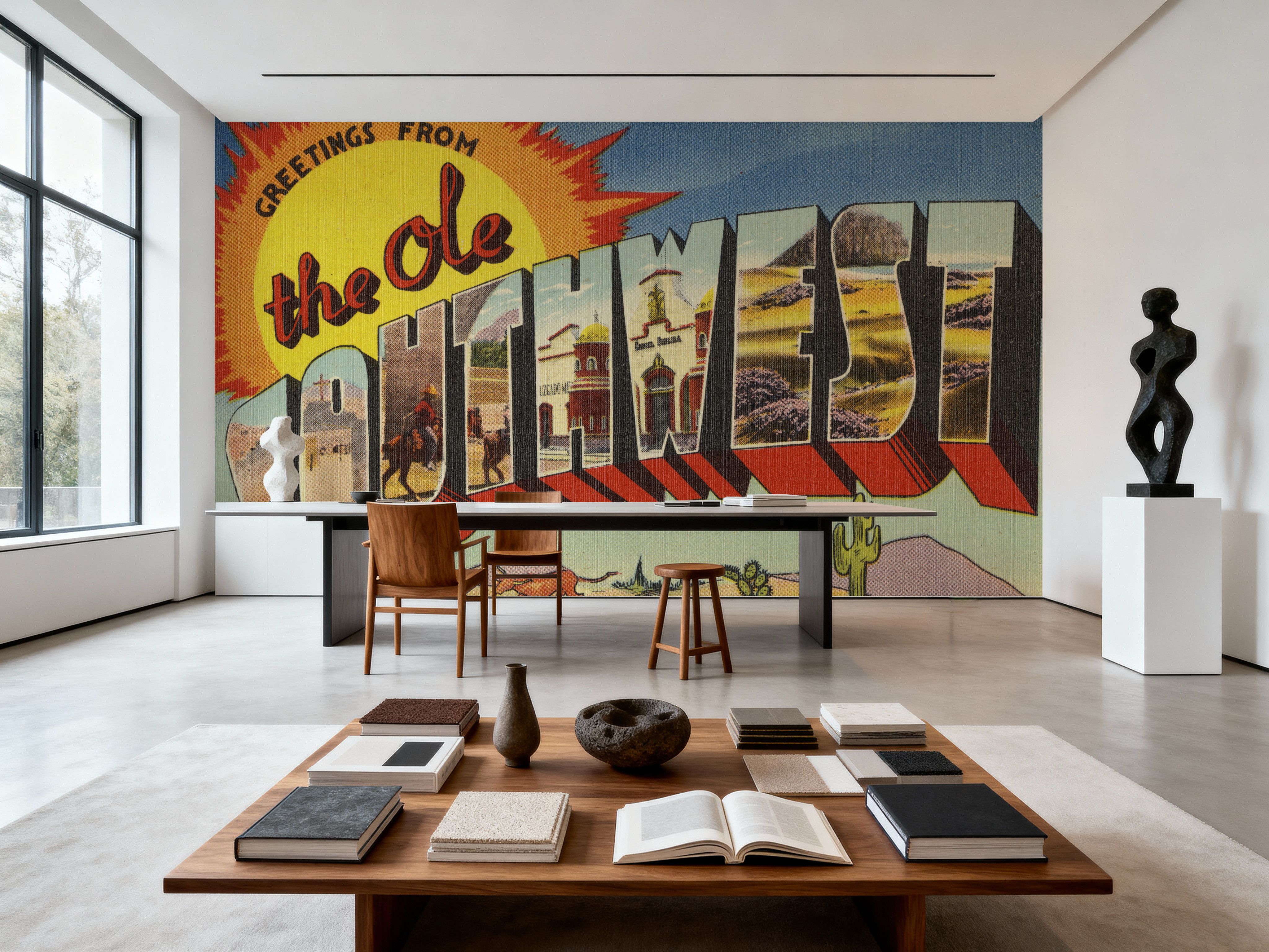 Greetings from the Ole Southwest - Screenprint Postcard