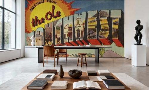 Greetings from the Ole Southwest - Screenprint Postcard