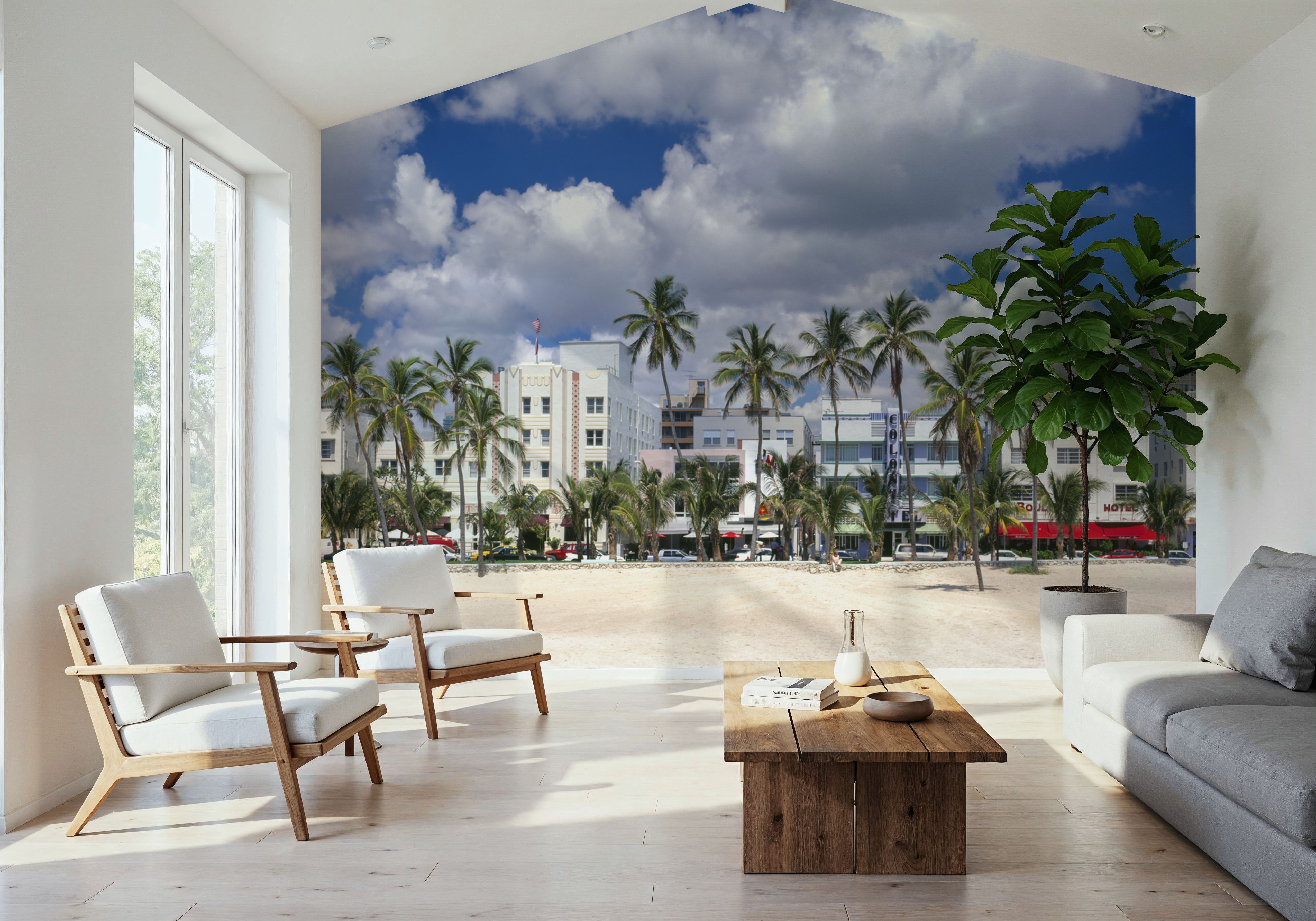 Ocean Drive Elegance, Tapeten