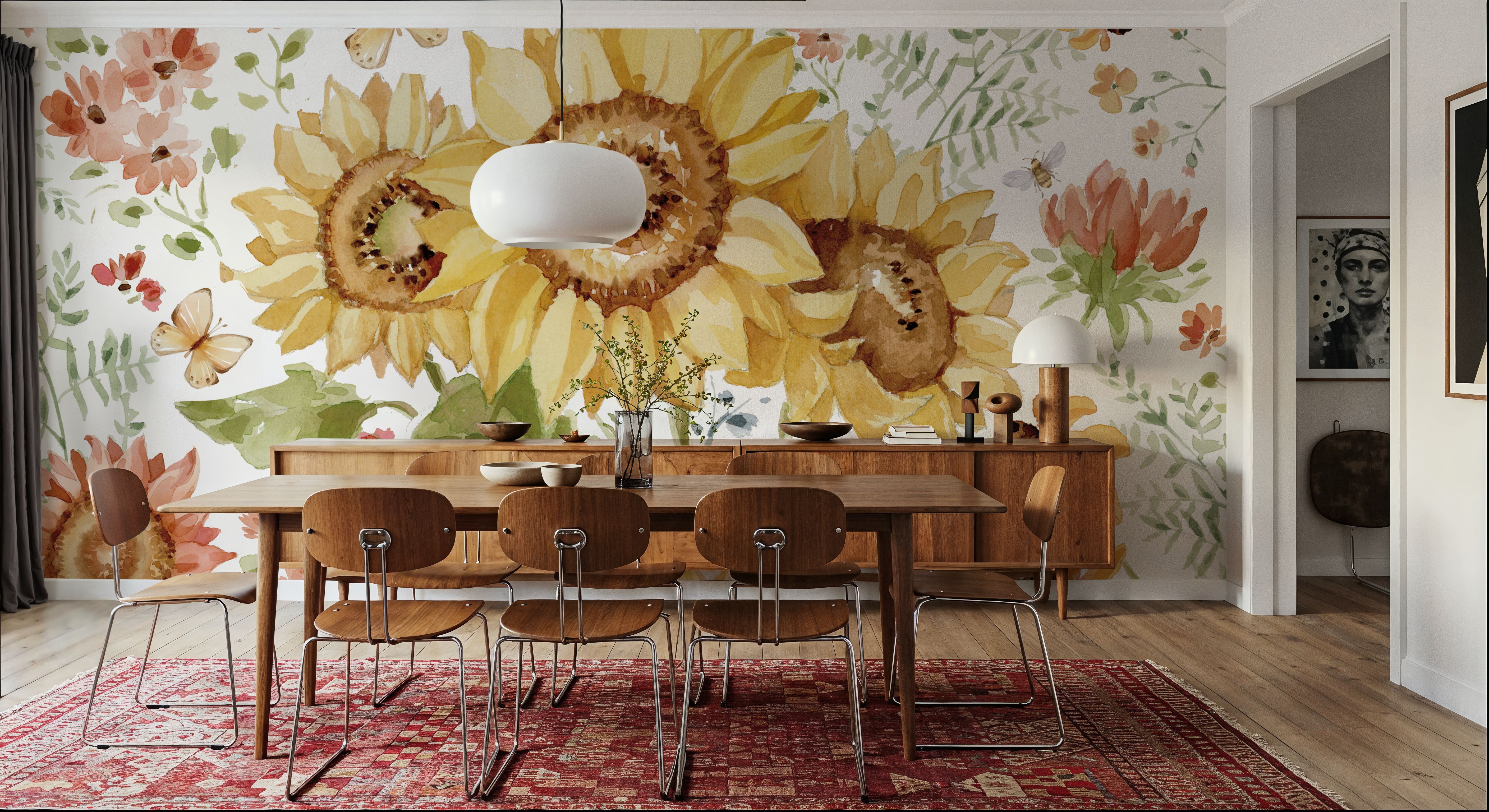 Fall Cottage Garden I, Papel pintado