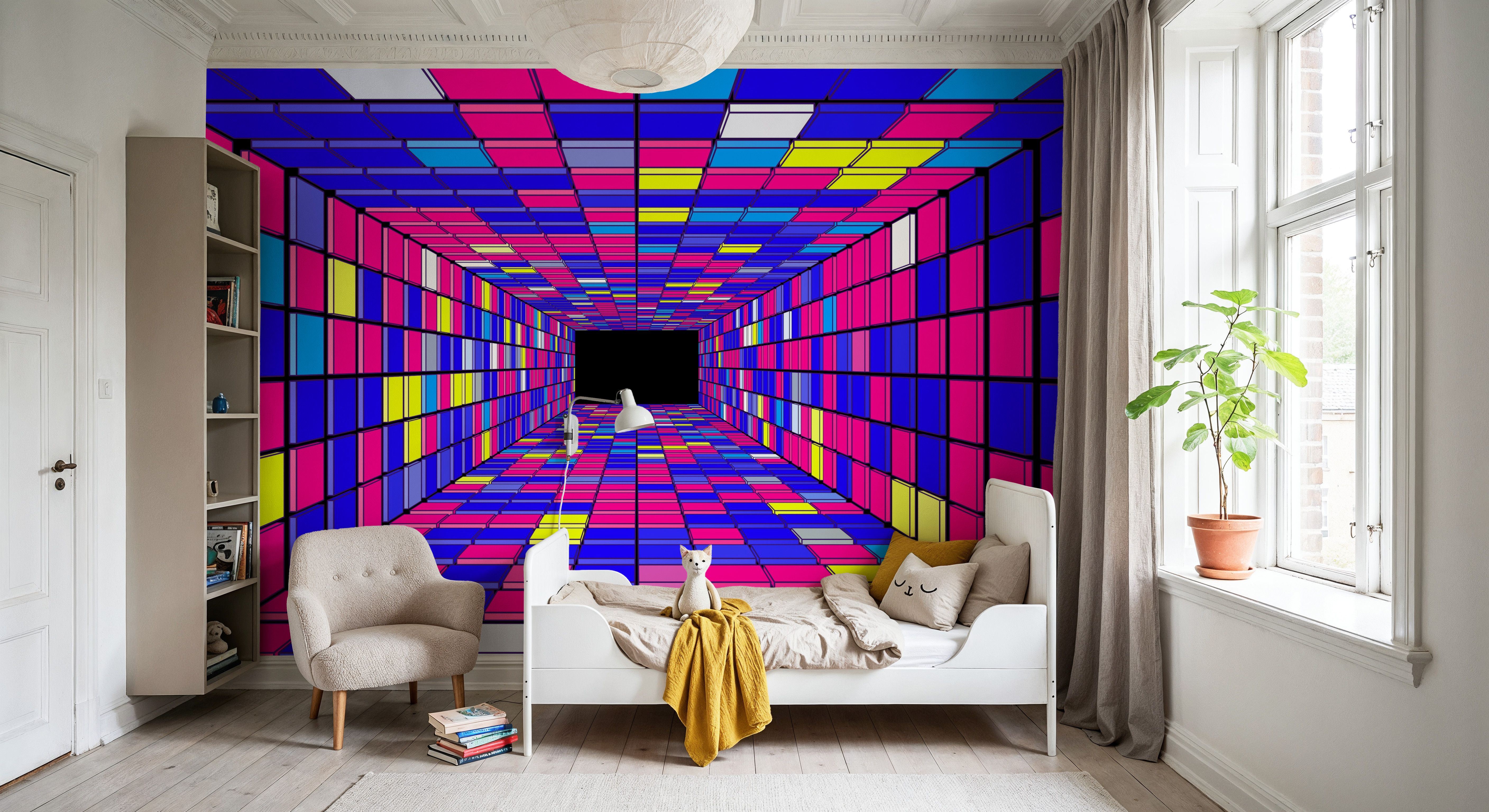 Retro Game Tunnel, Purple