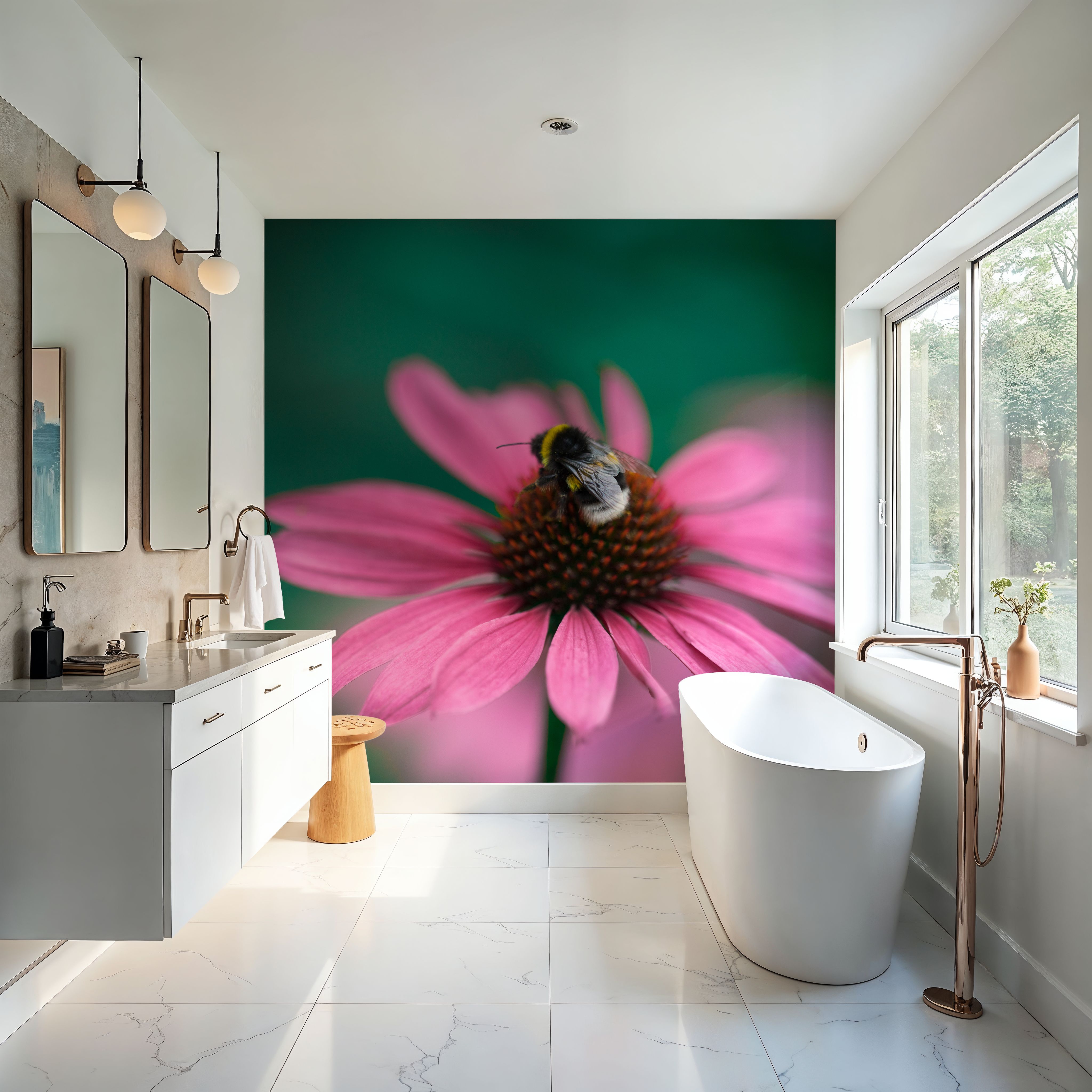 Echinacea & Bumblebee