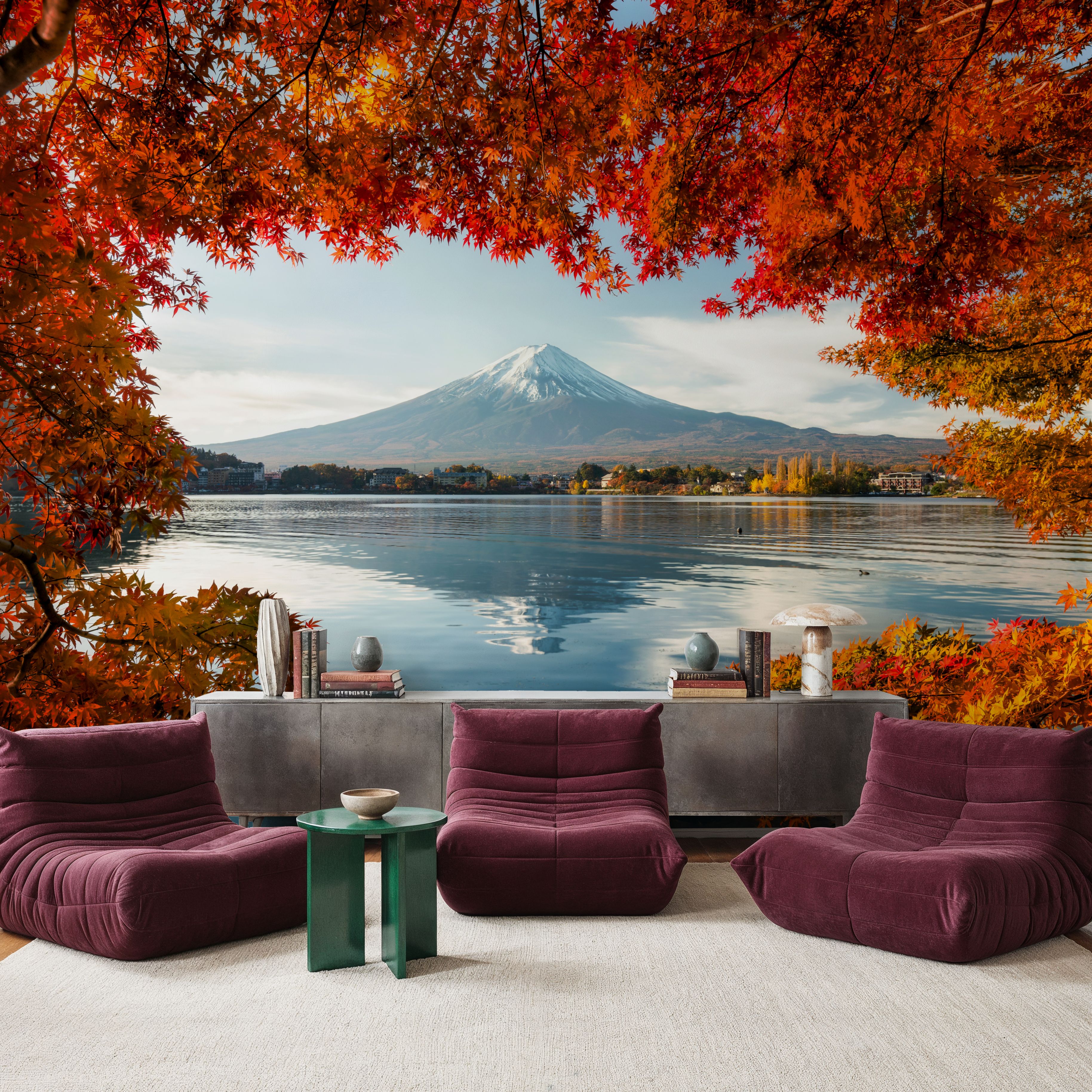 Mount Fuji Framed