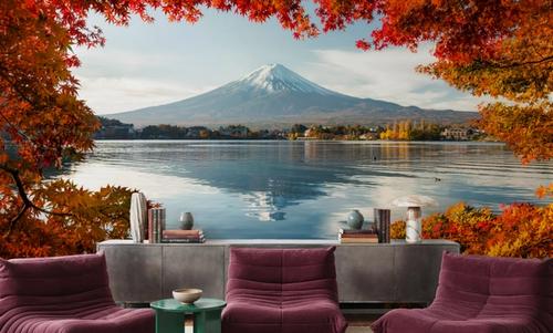 Mount Fuji Framed
