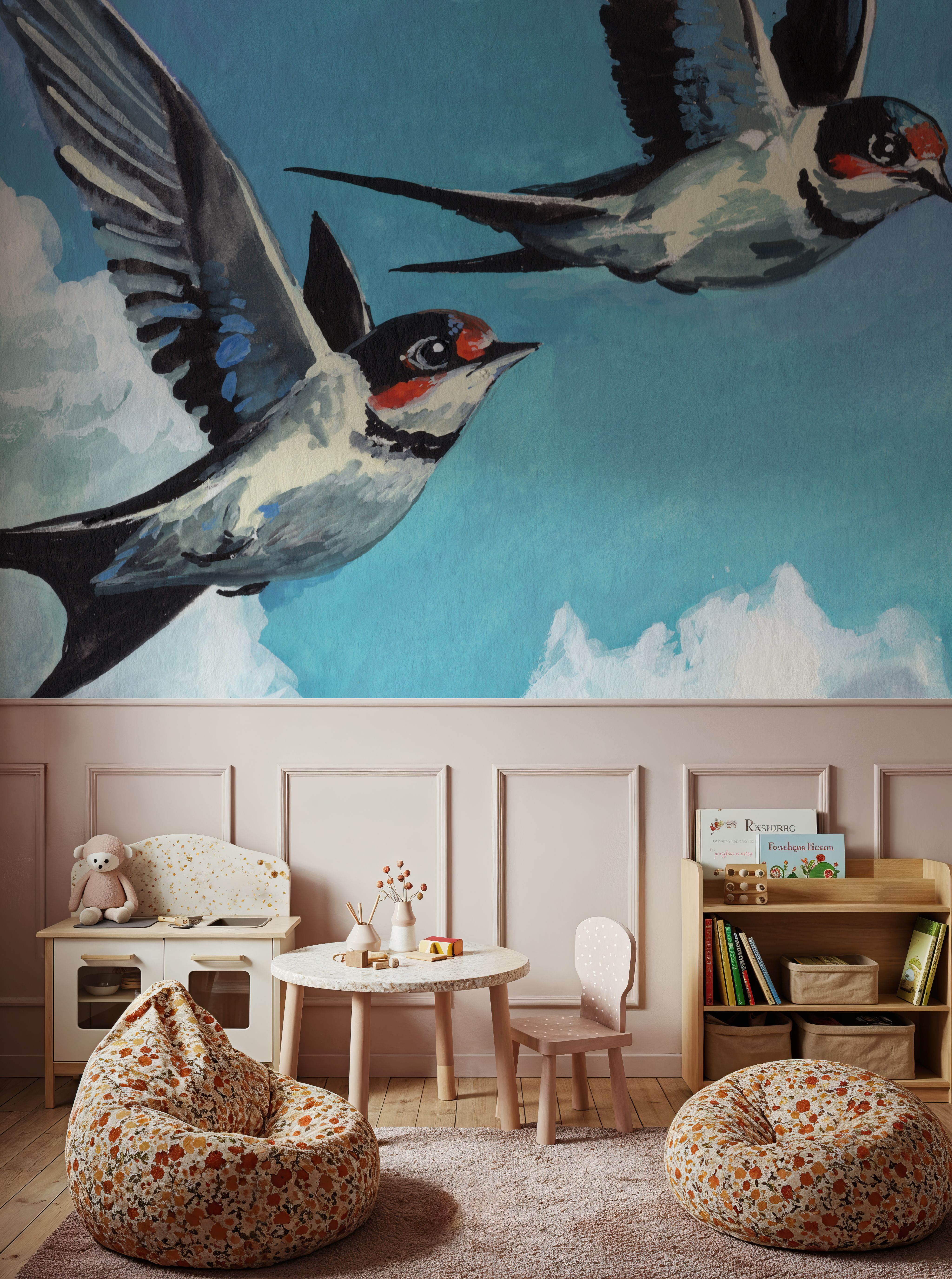 Two Birds in The Clouds