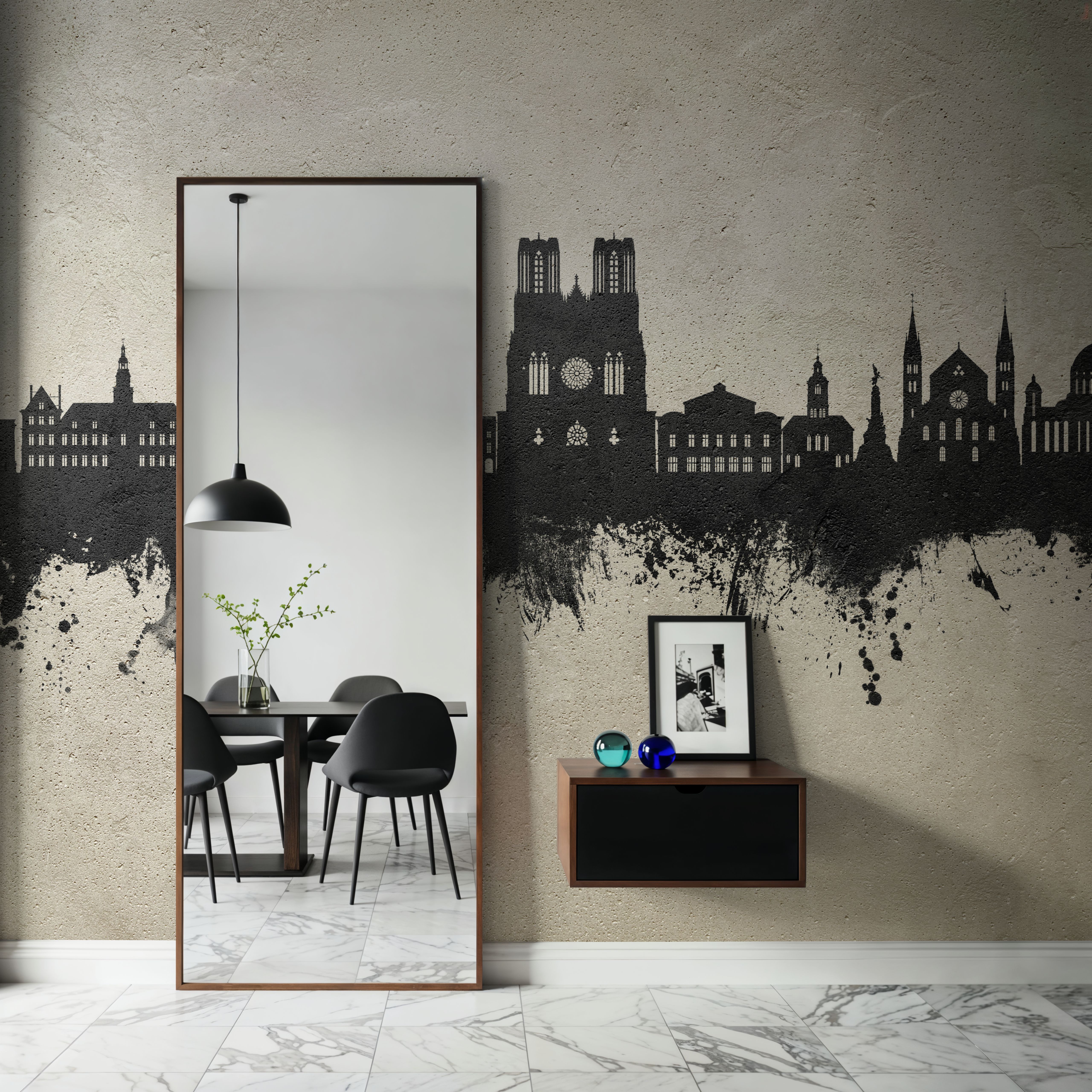 Reims France Skyline Concrete