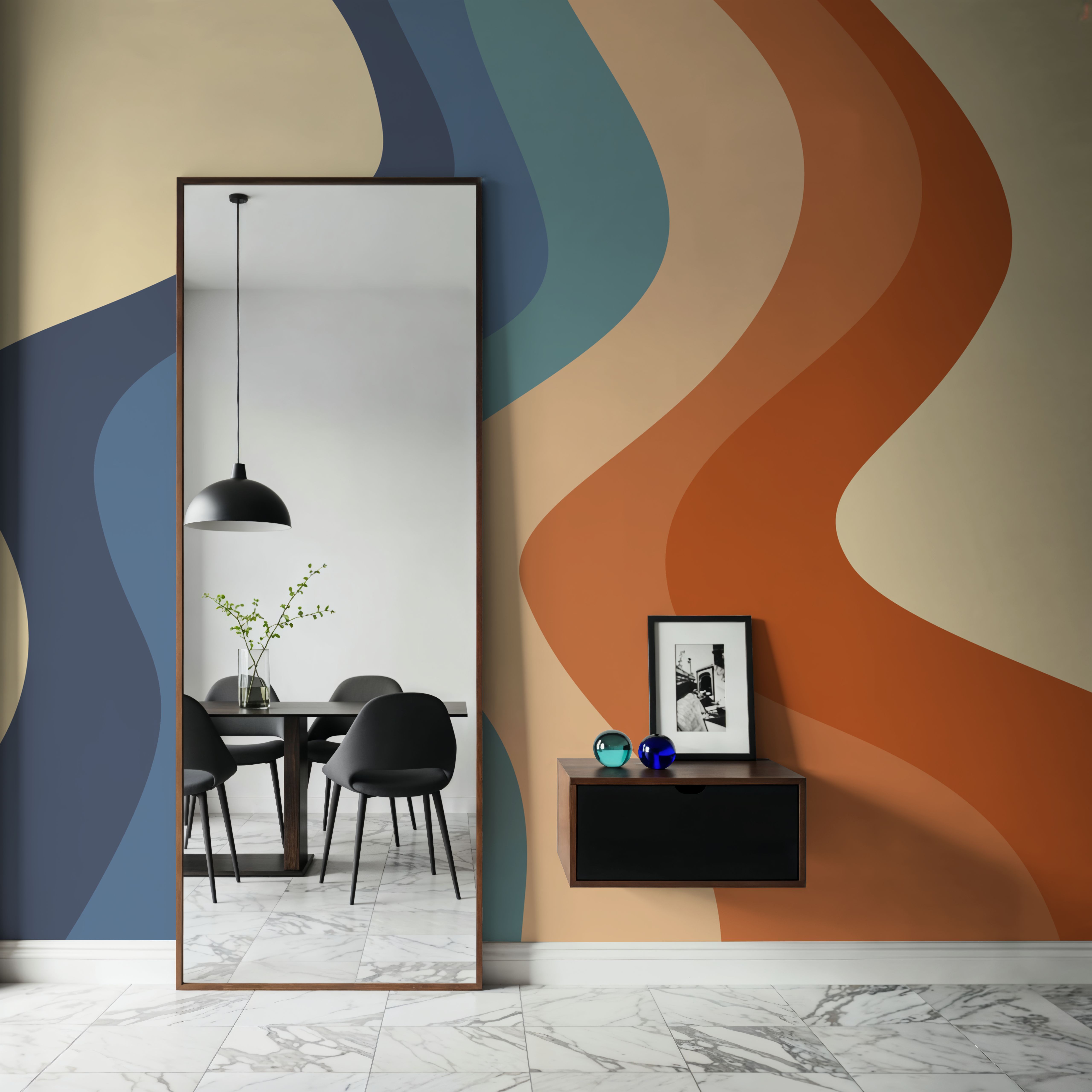 Swirly Hippie Rainbow