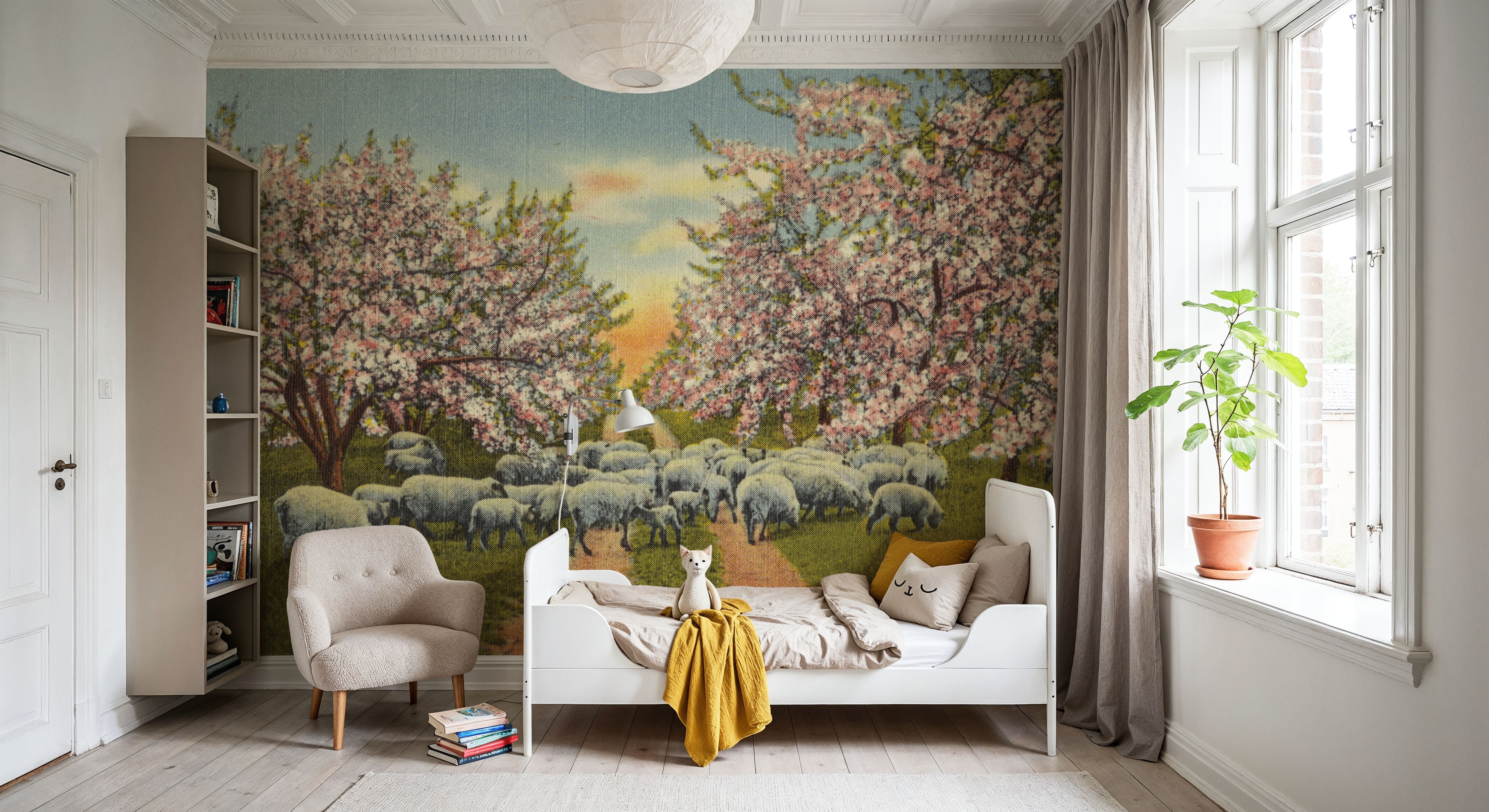 Sheep - Screenprint Postcard