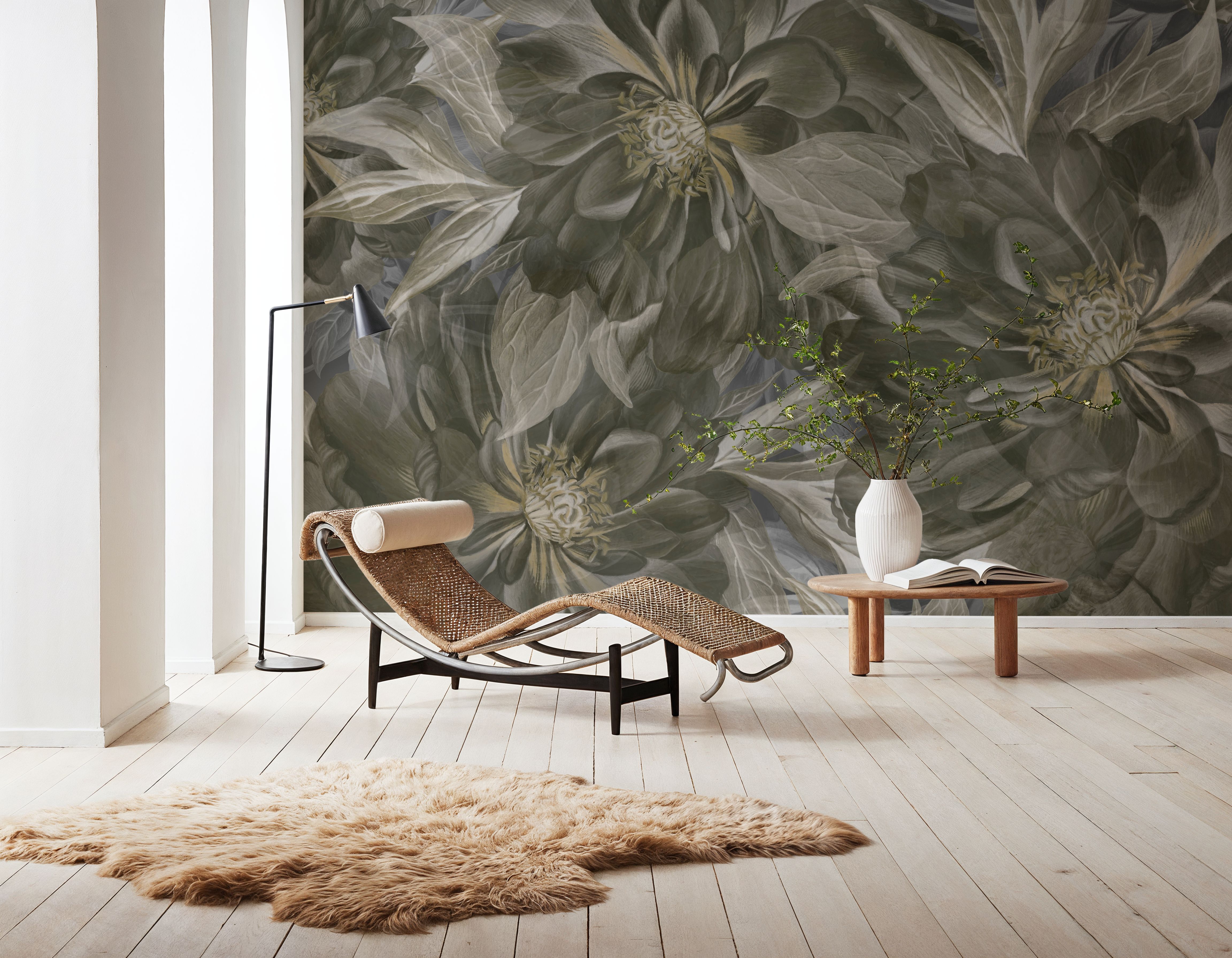 Peony Study - Seaweed and Stone