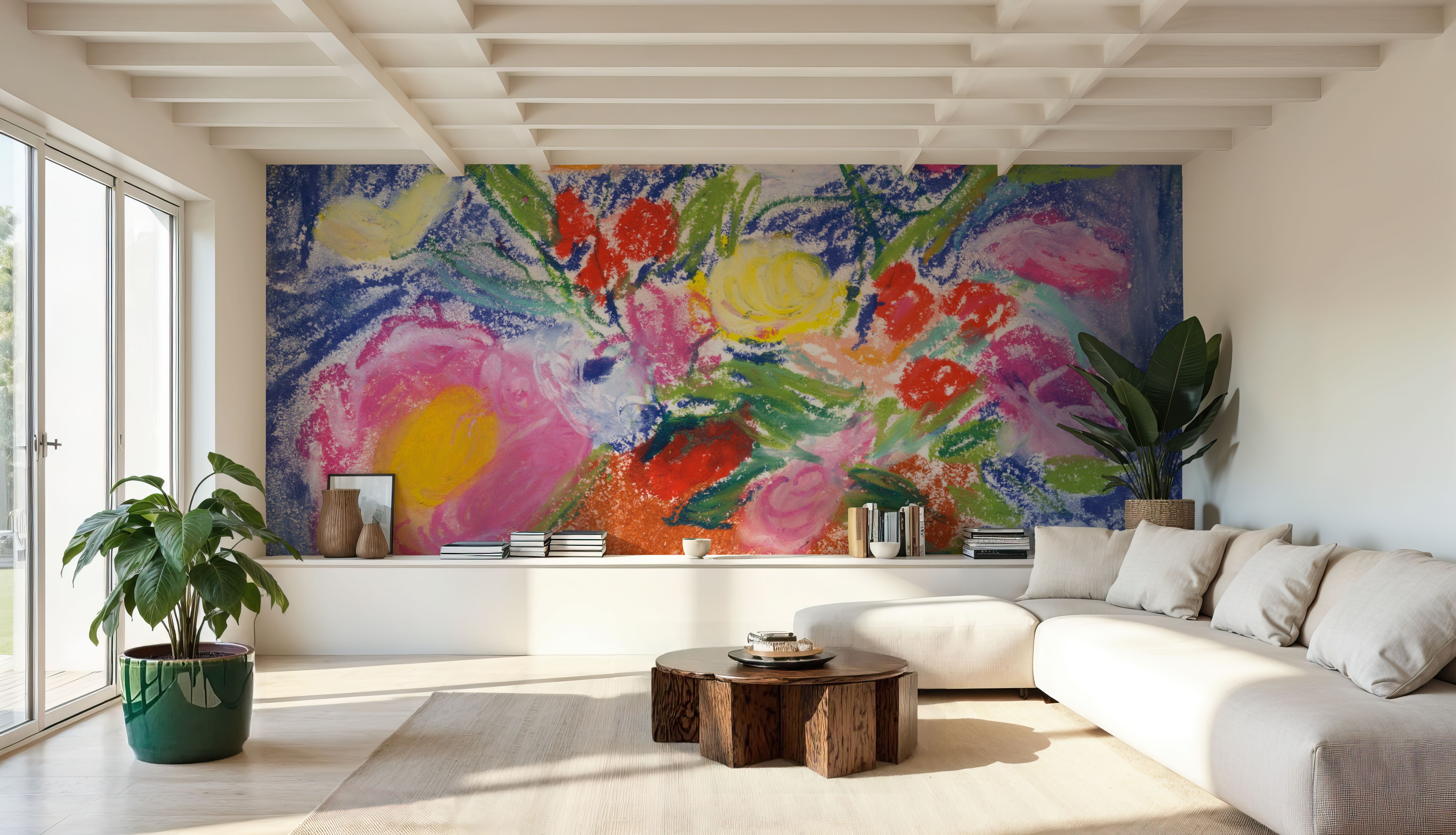 Gathering of Flowers, Papier peint