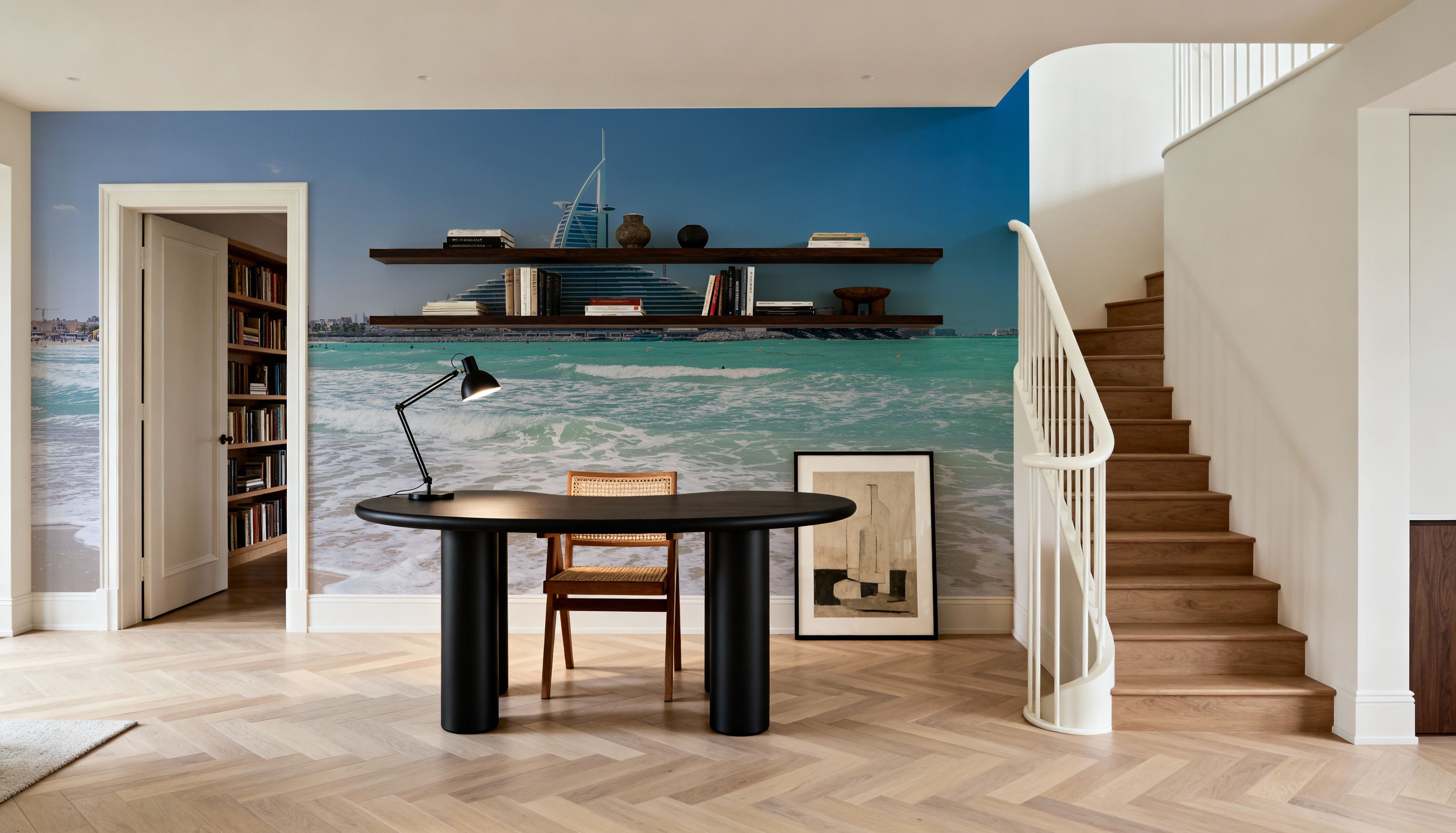 Turquoise Shore, Wallpaper