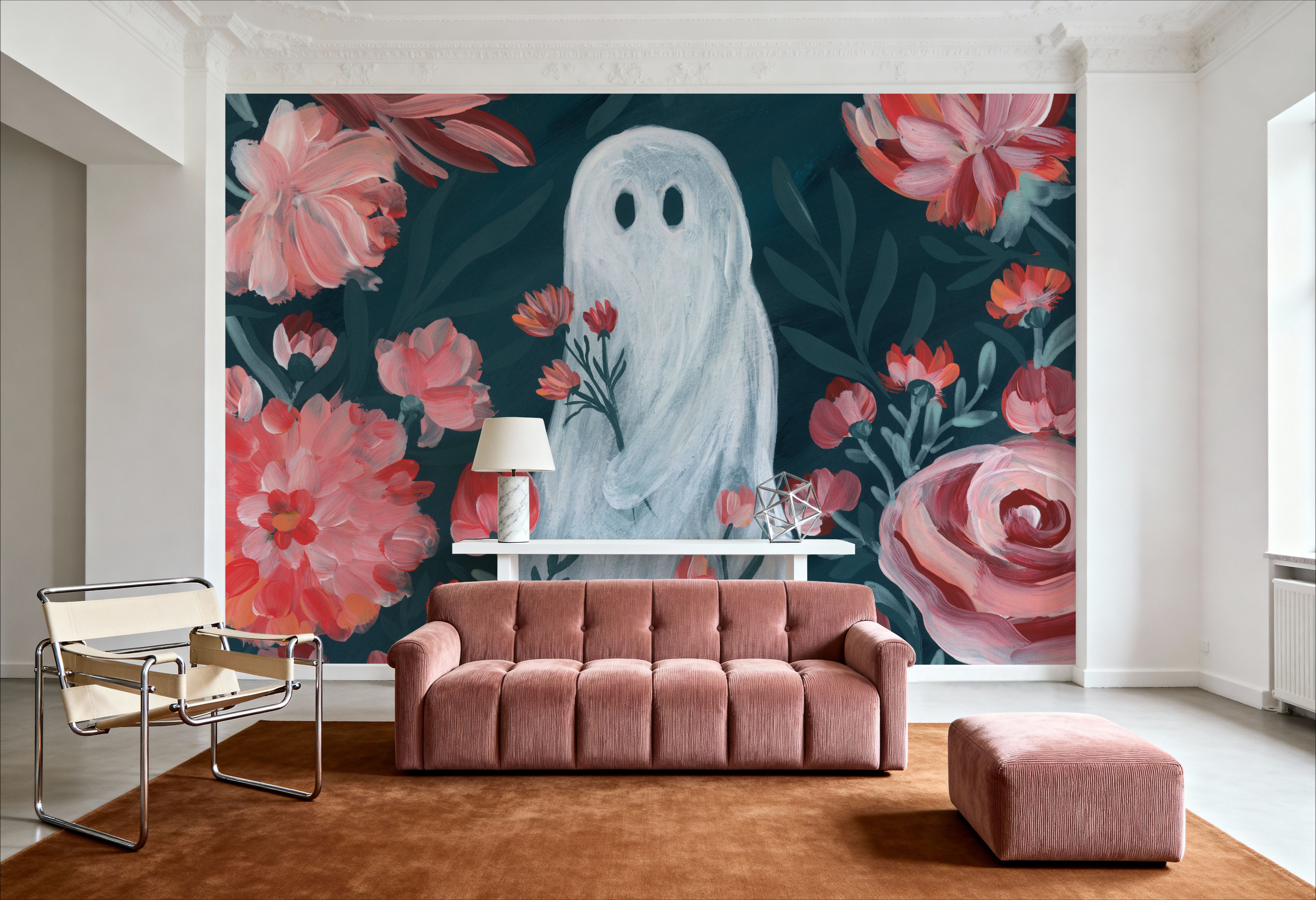 Ghost Among the Flowers