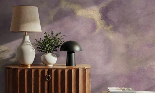 Painted Dreamy Clouds, Lilac