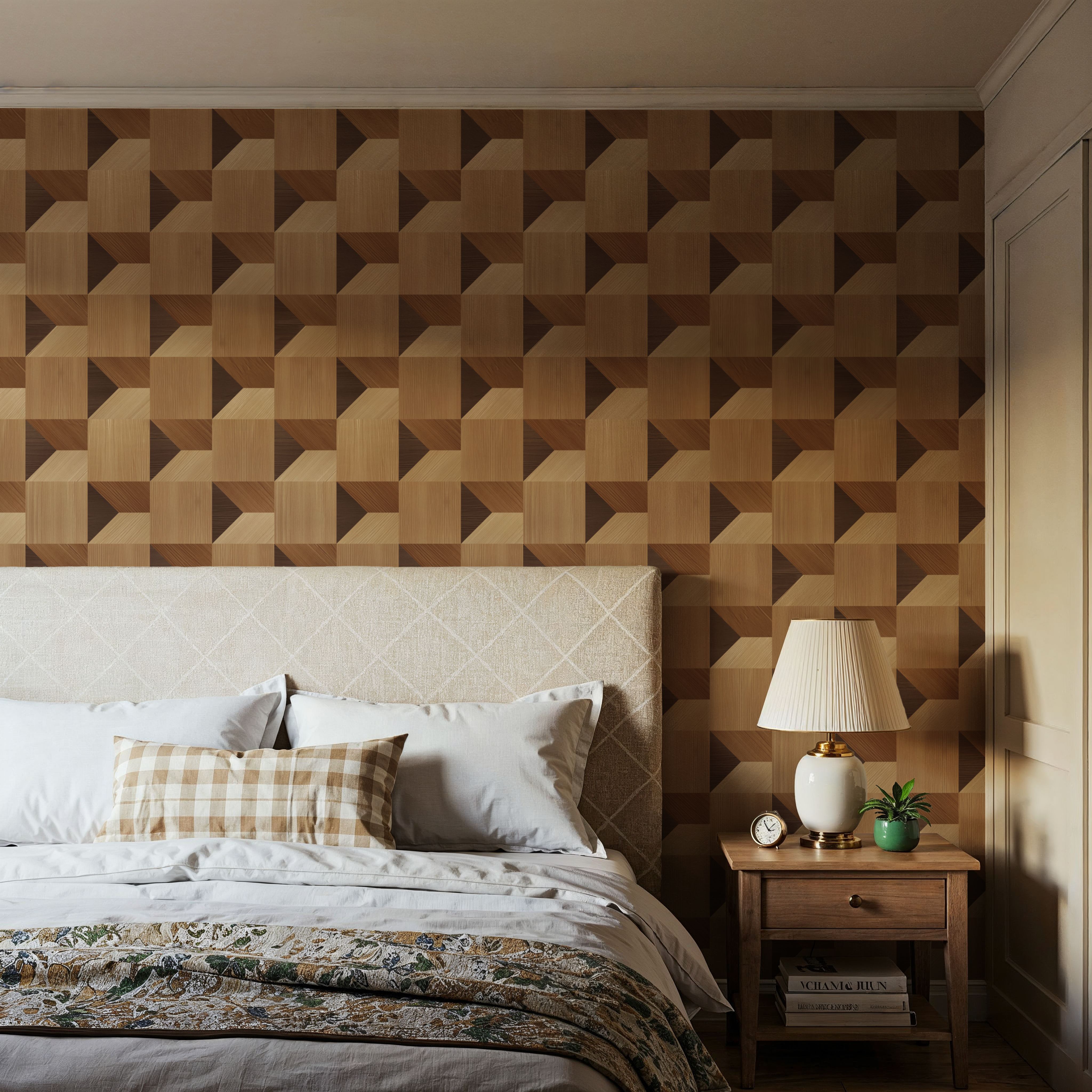 Illusion Box Marquetry, Oak