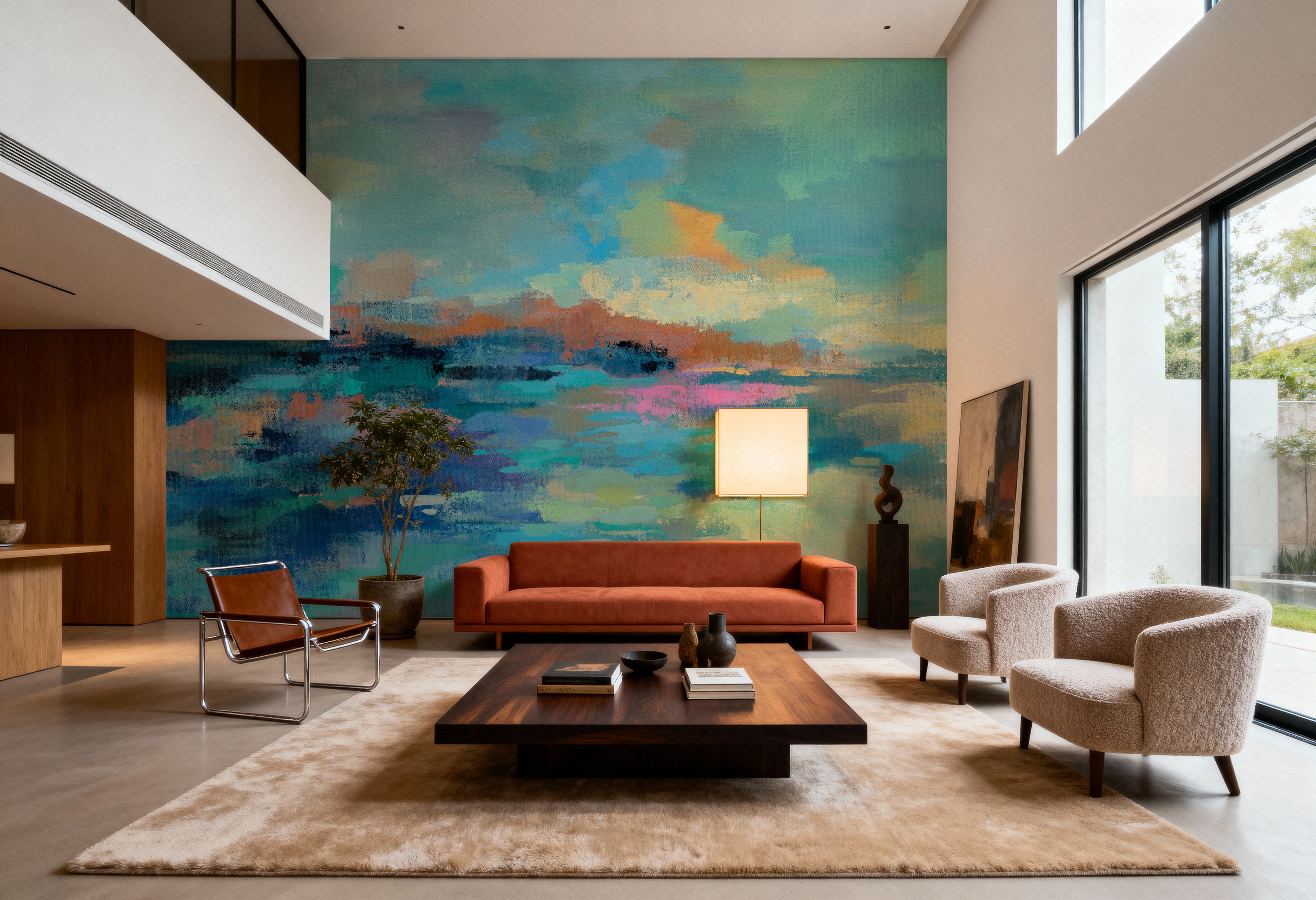 Summer Seaside Sketches, Wallpaper