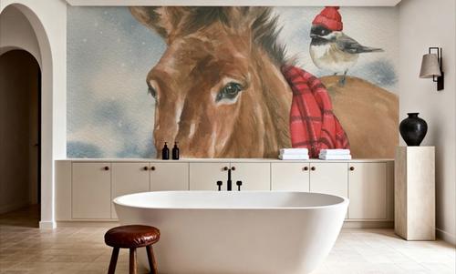 Winter Donkey