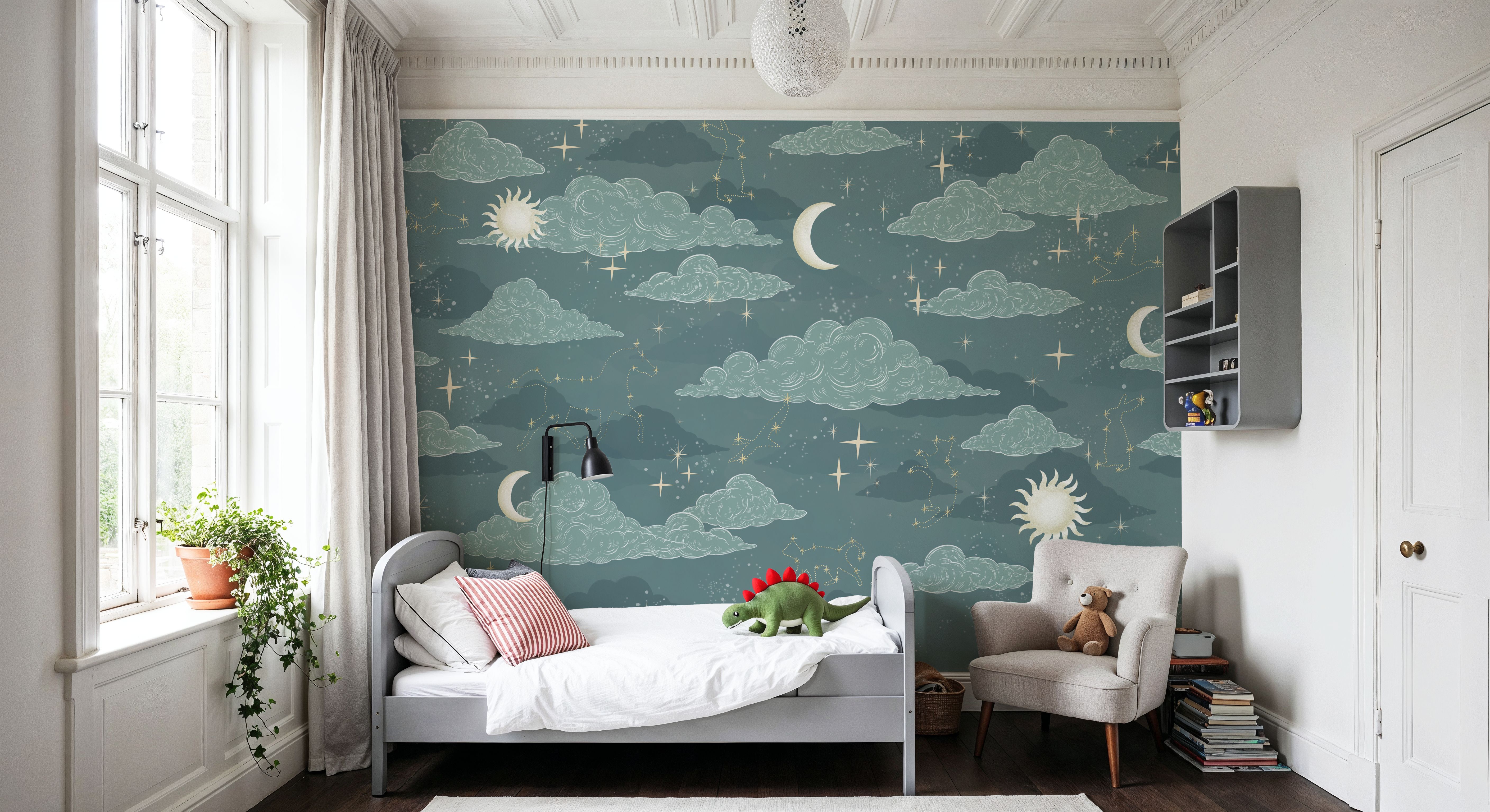 Moonlit Constellations, Steel Teal