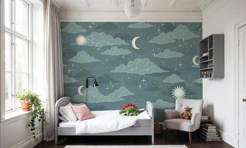 Moonlit Constellations, Steel Teal