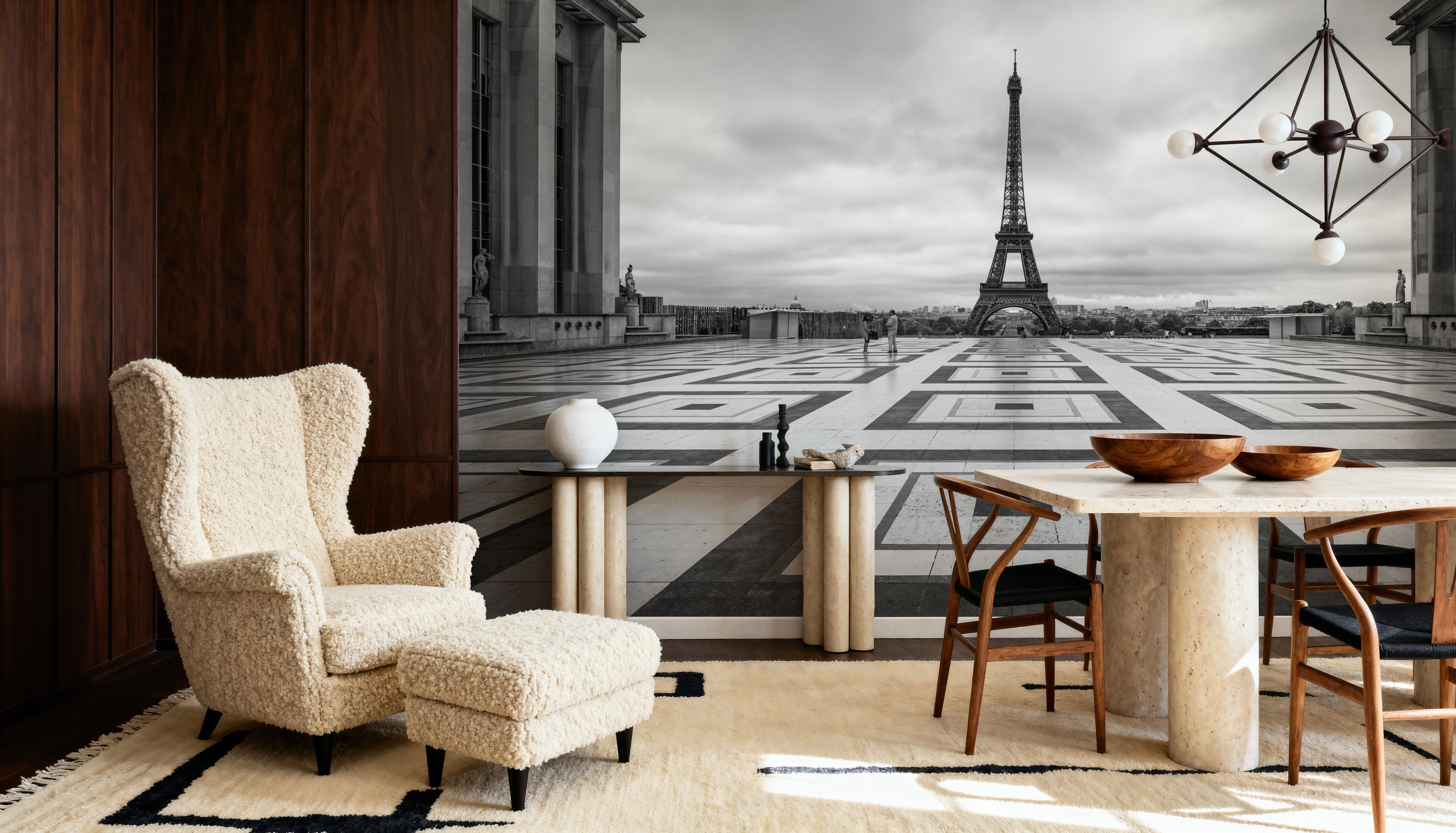 Place du Trocadéro BW