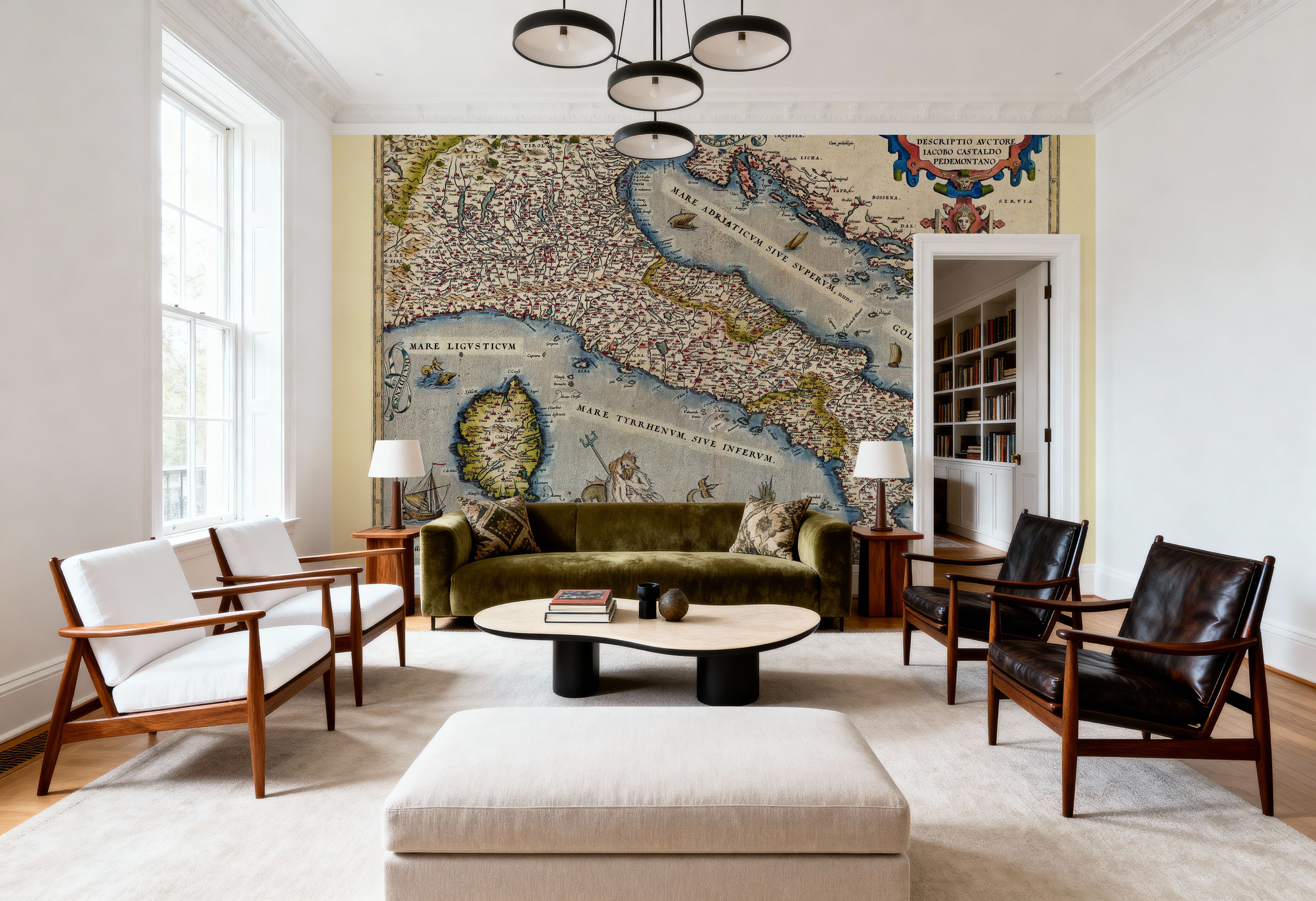 Old Map of Italy, 1570