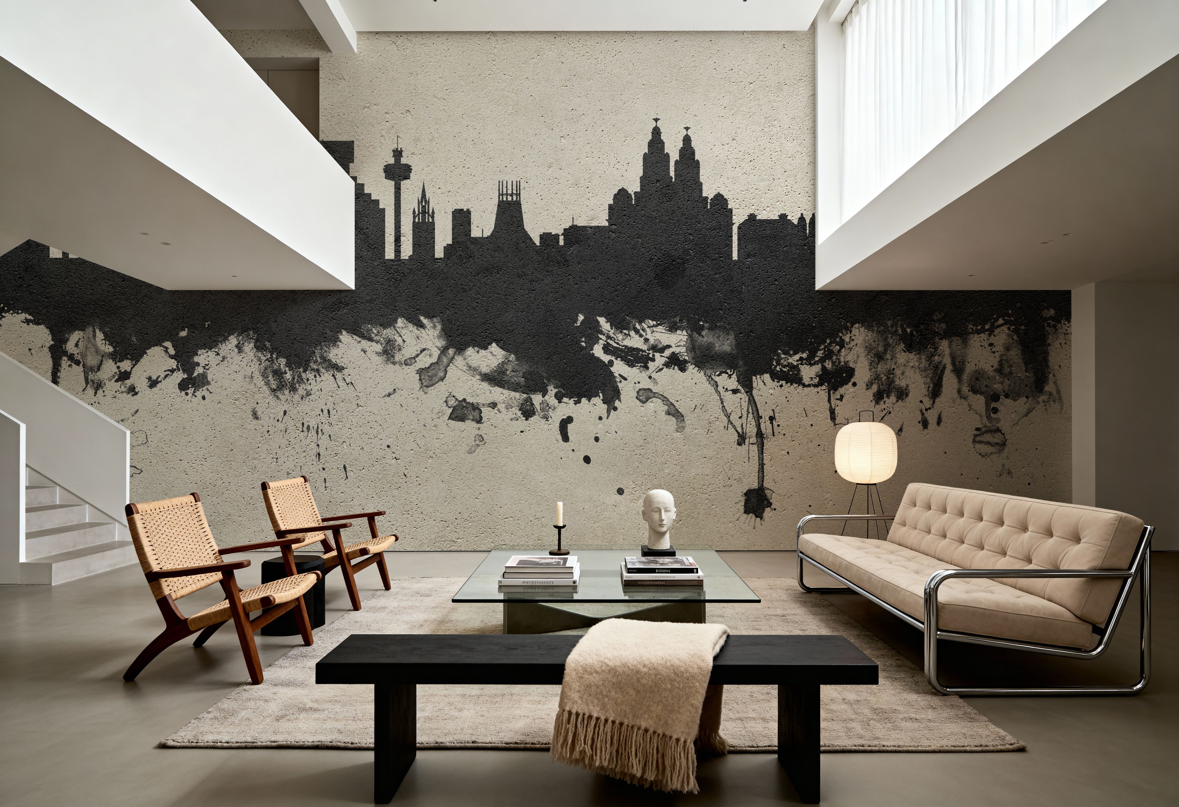 Liverpool England Skyline Concrete