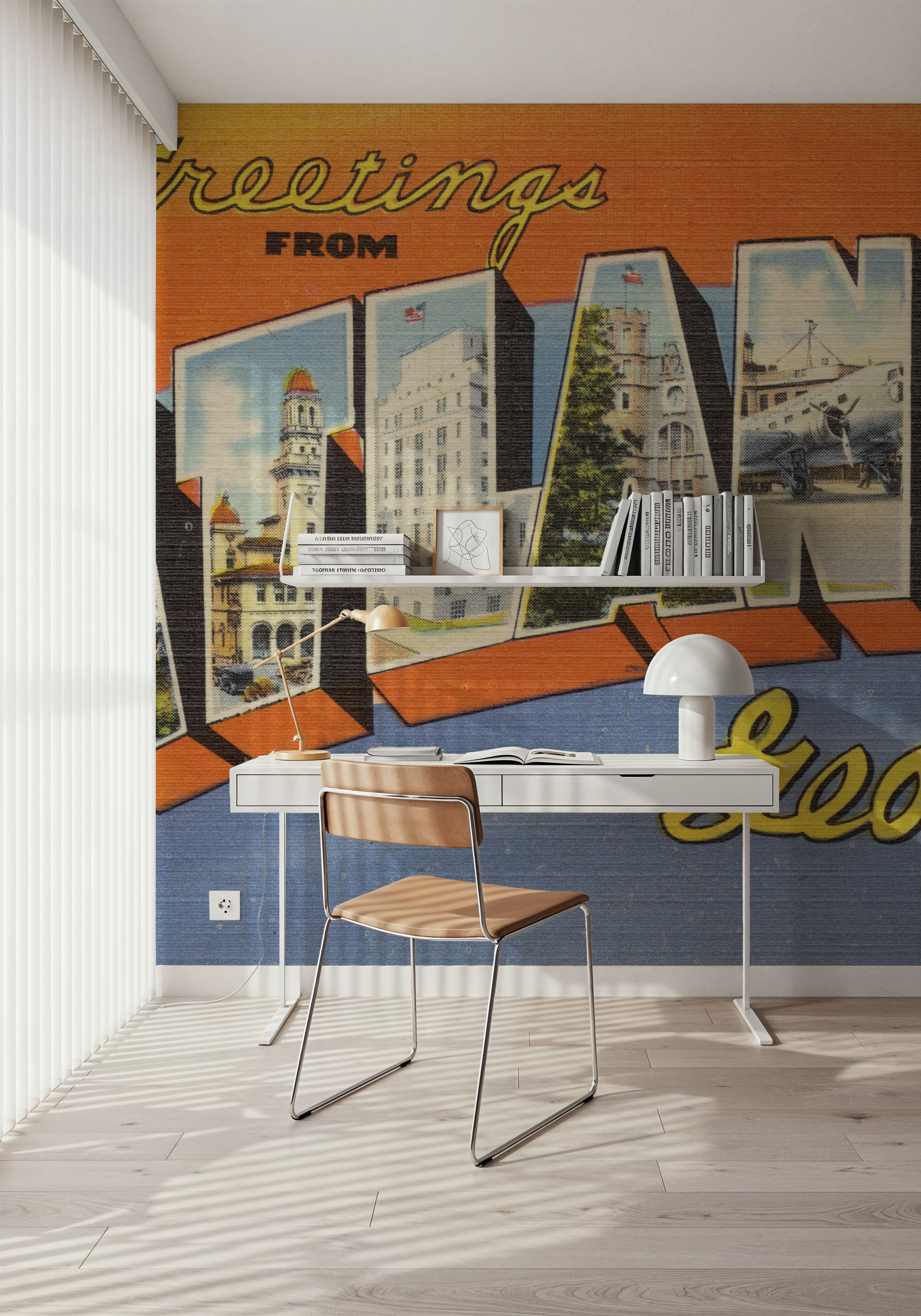 Greetings from Atlanta - Screenprint Postcard