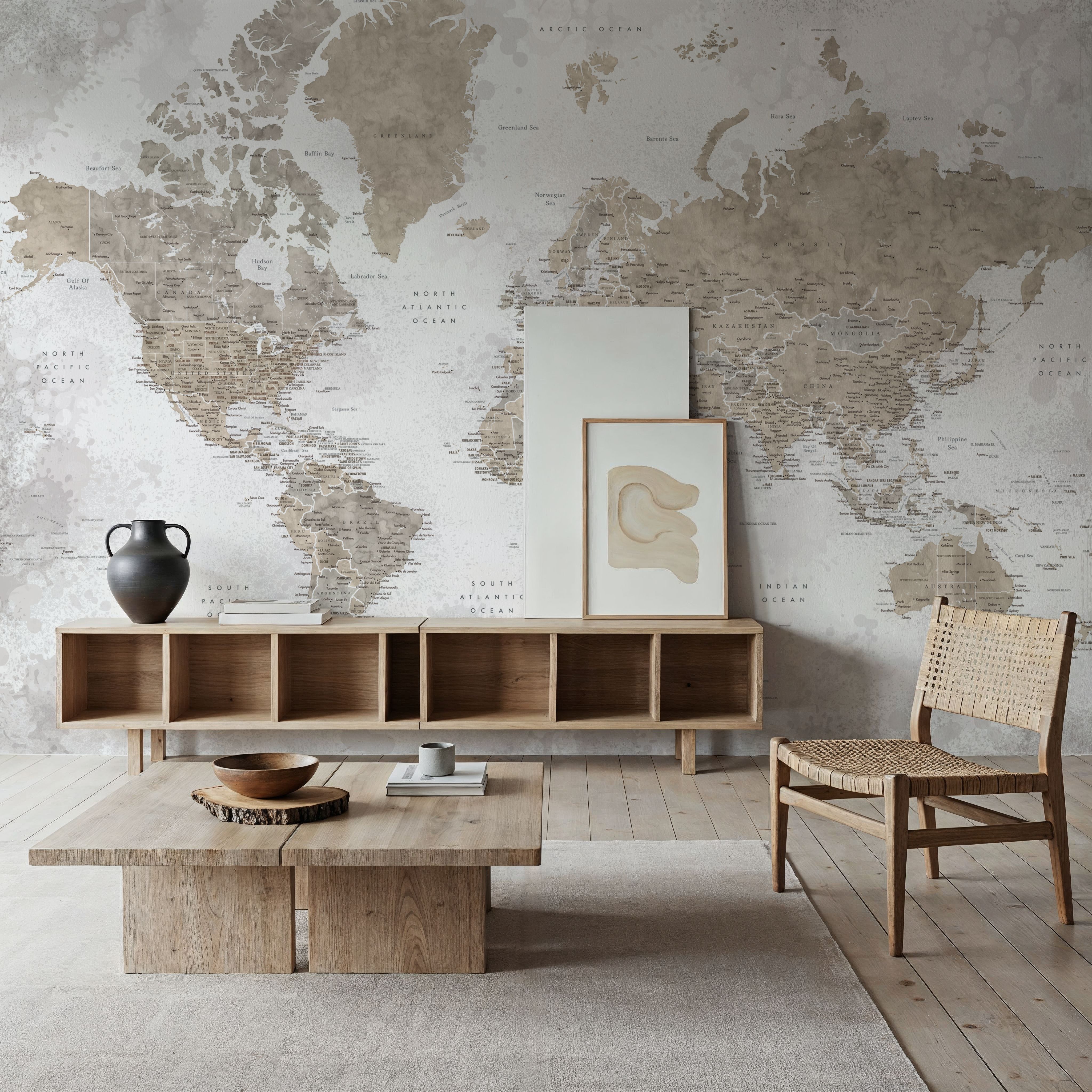 World Map Cities - Kacia