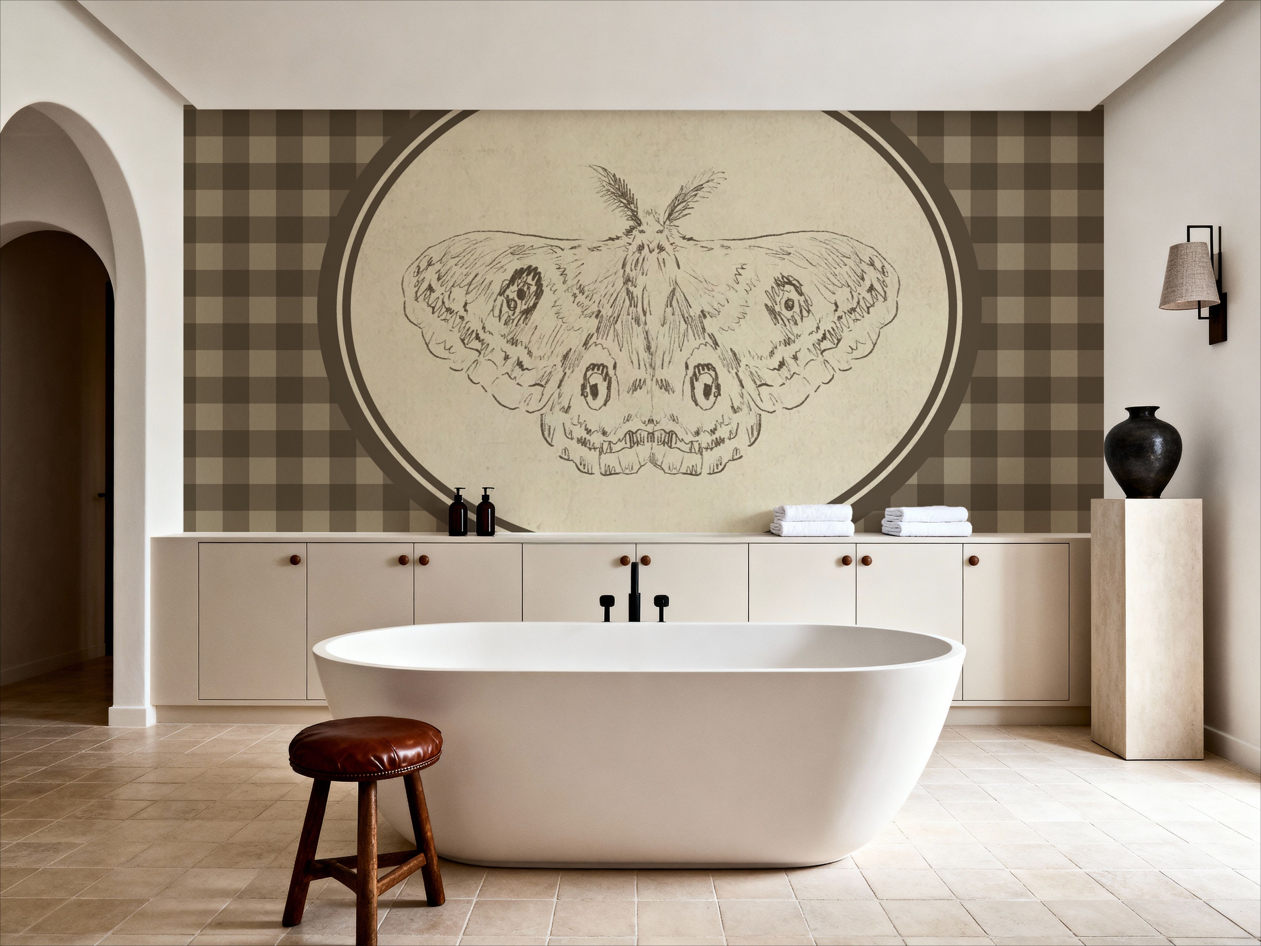 Woodland Moth Gingham