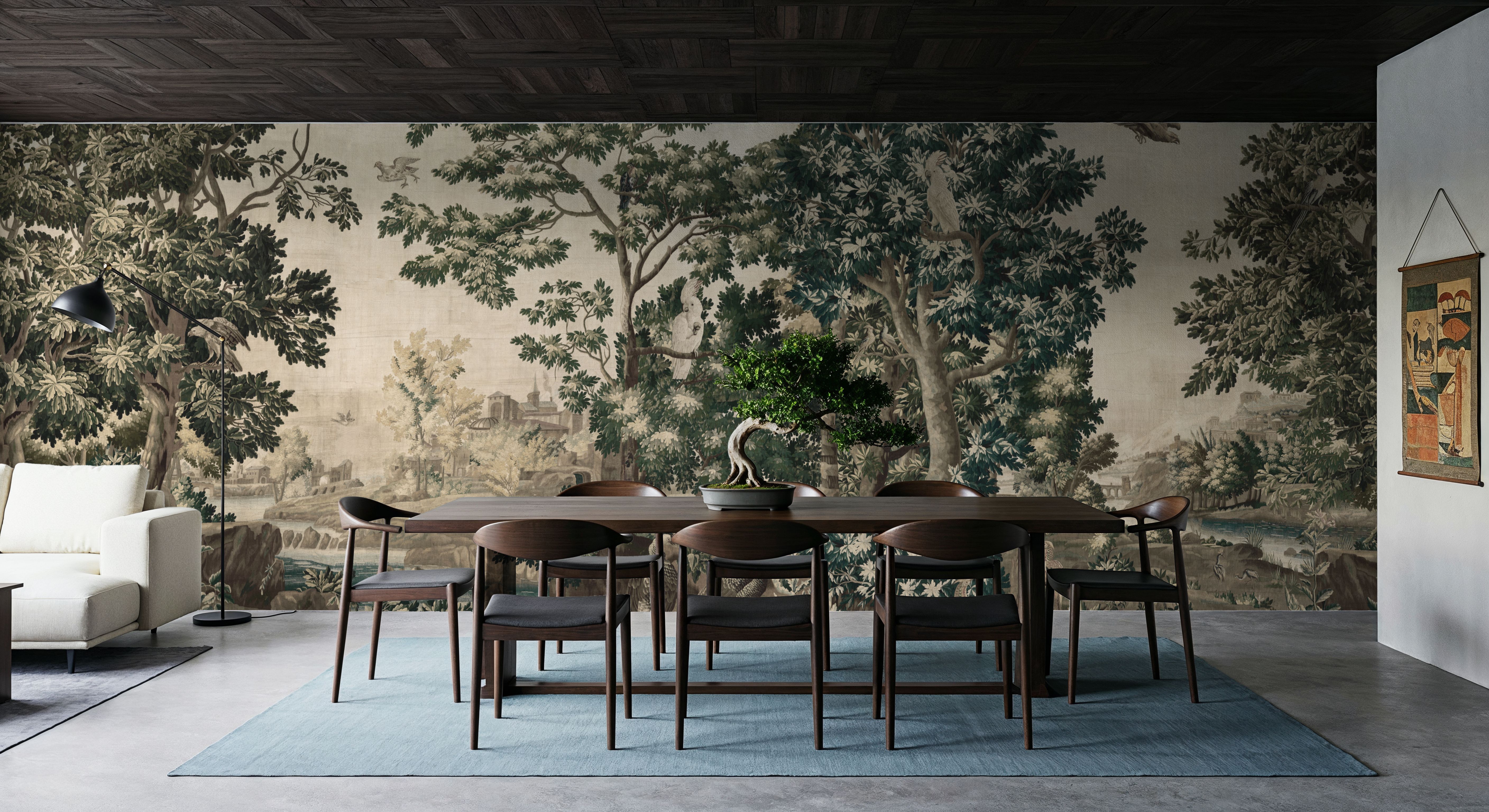 Enchanted Grove Tapestry, Greens, Tapet