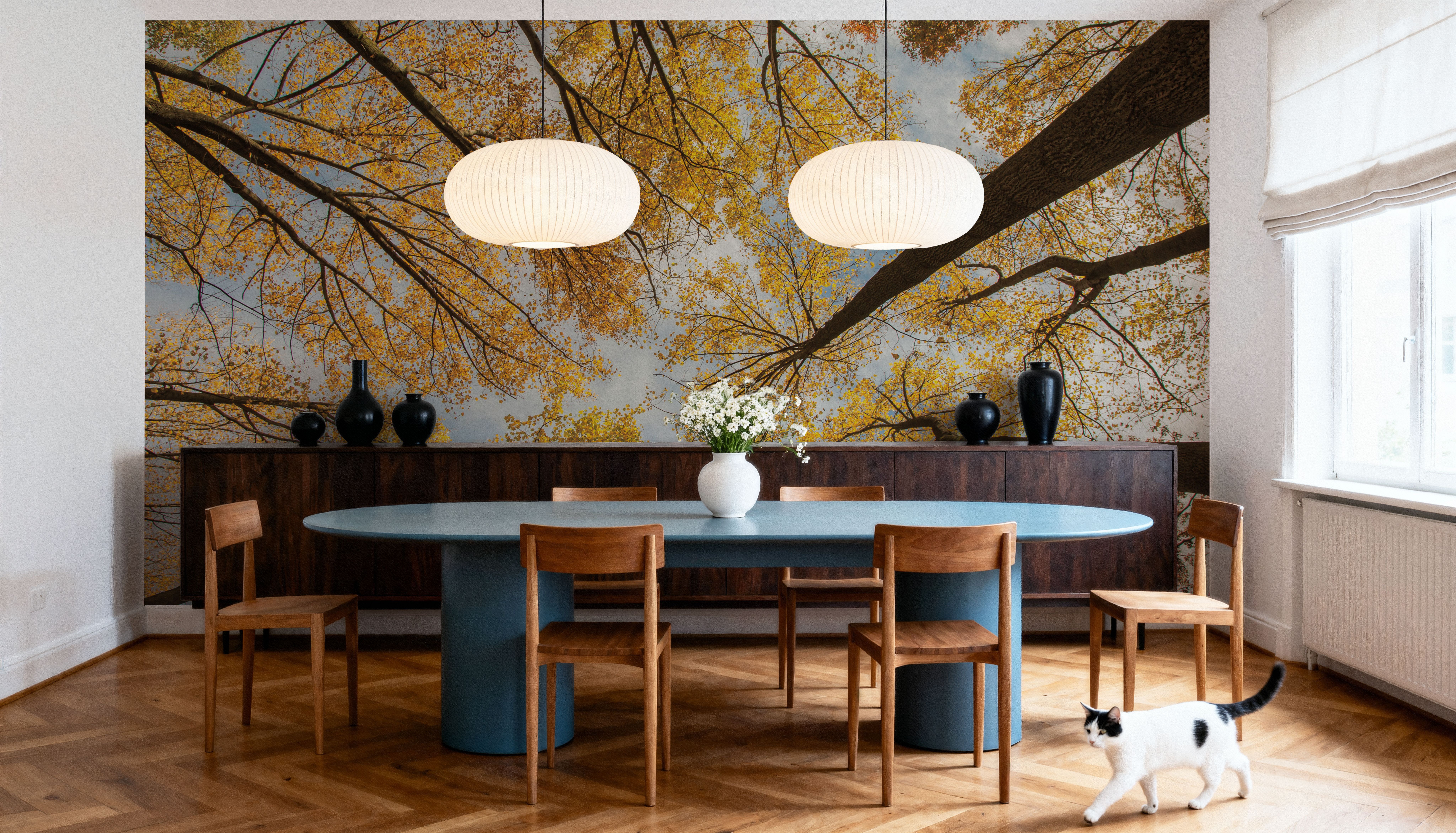 Towering Trees III, Tapeten