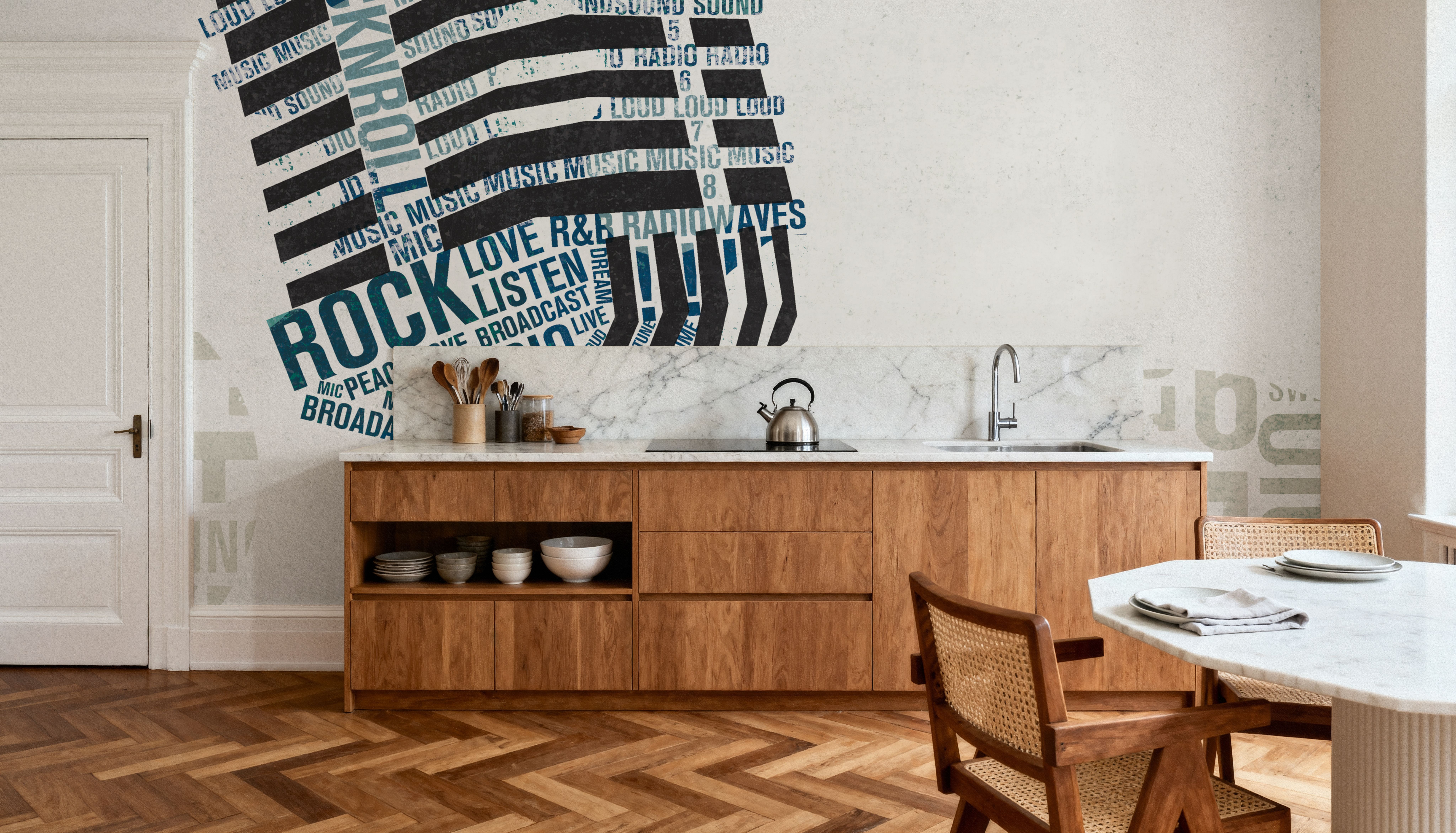 Type Mic Colorful Square