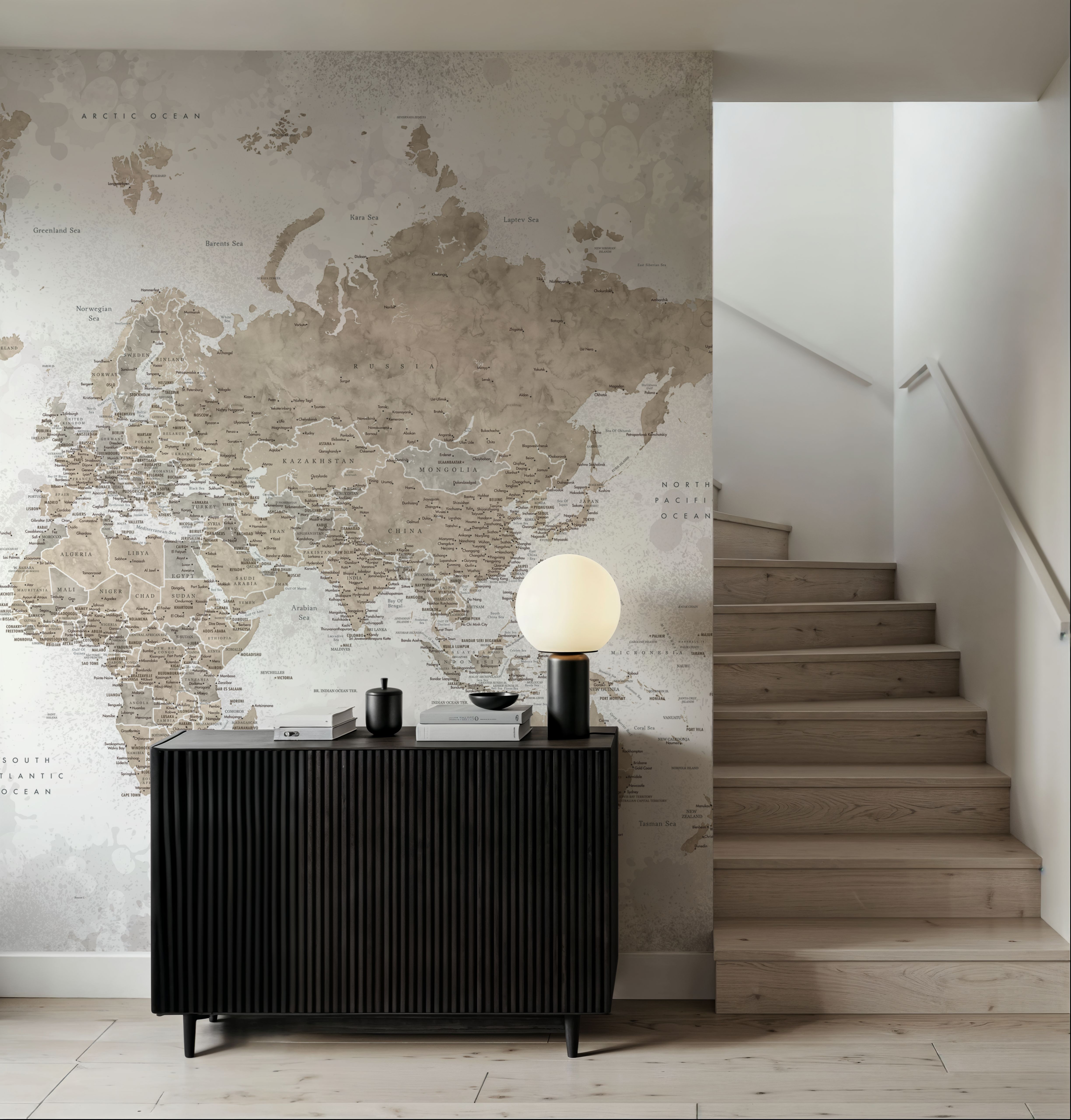 World Map Cities - Kacia
