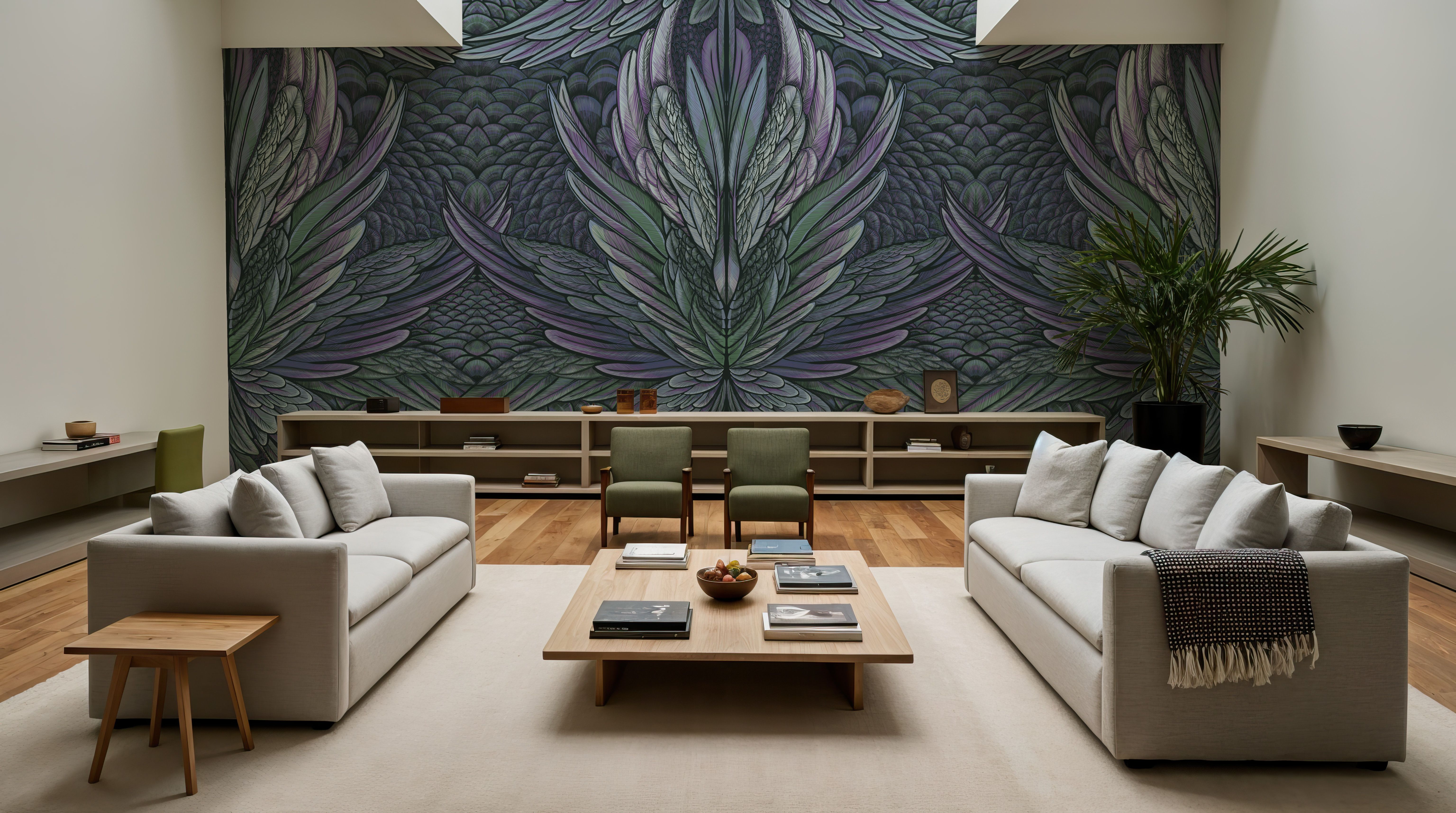 Irridescent Dusky Purple, Wallpaper