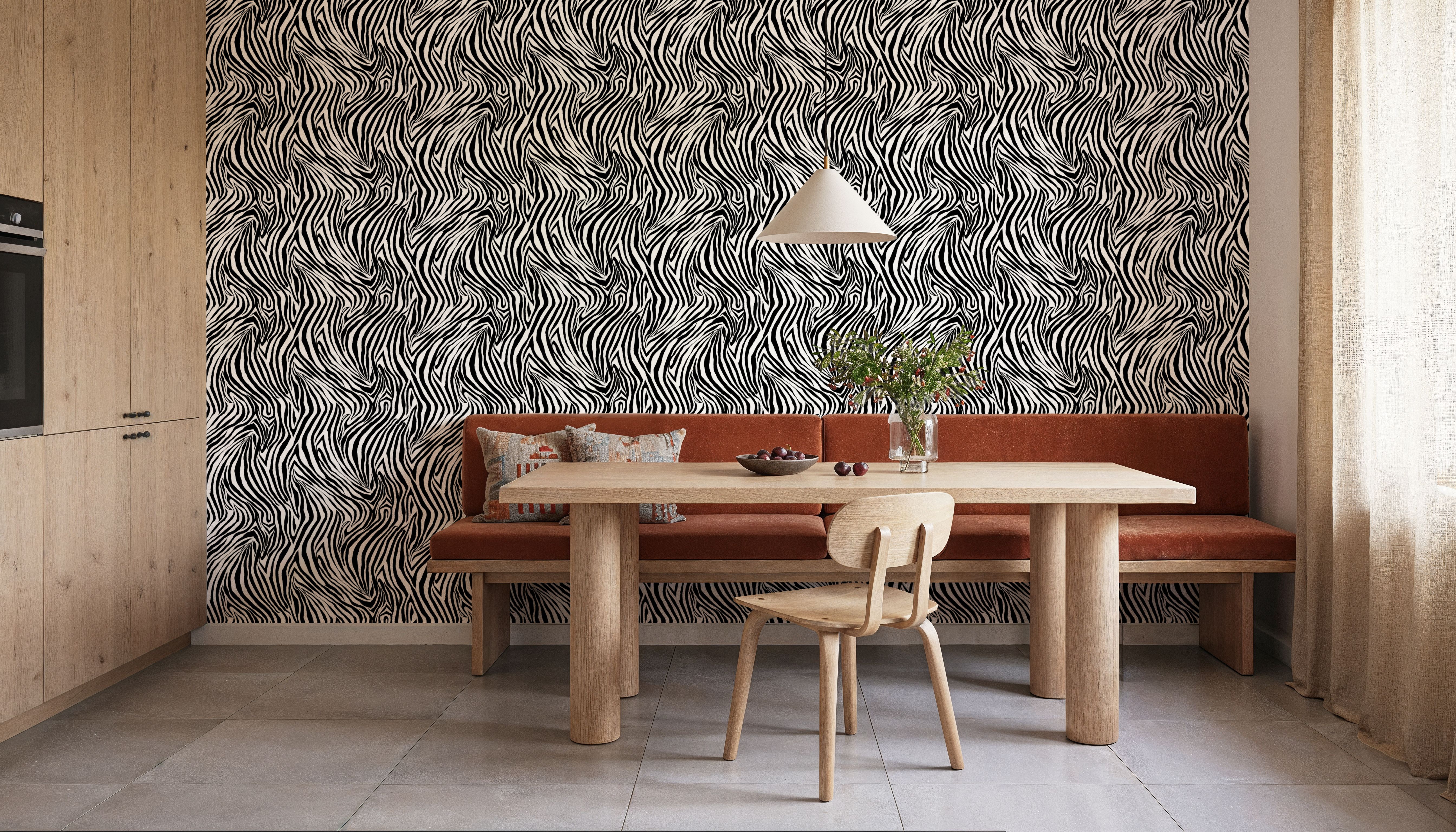 A Stripe of Zebra, White