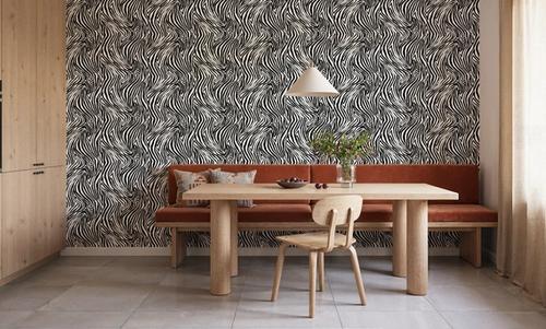 A Stripe of Zebra, White