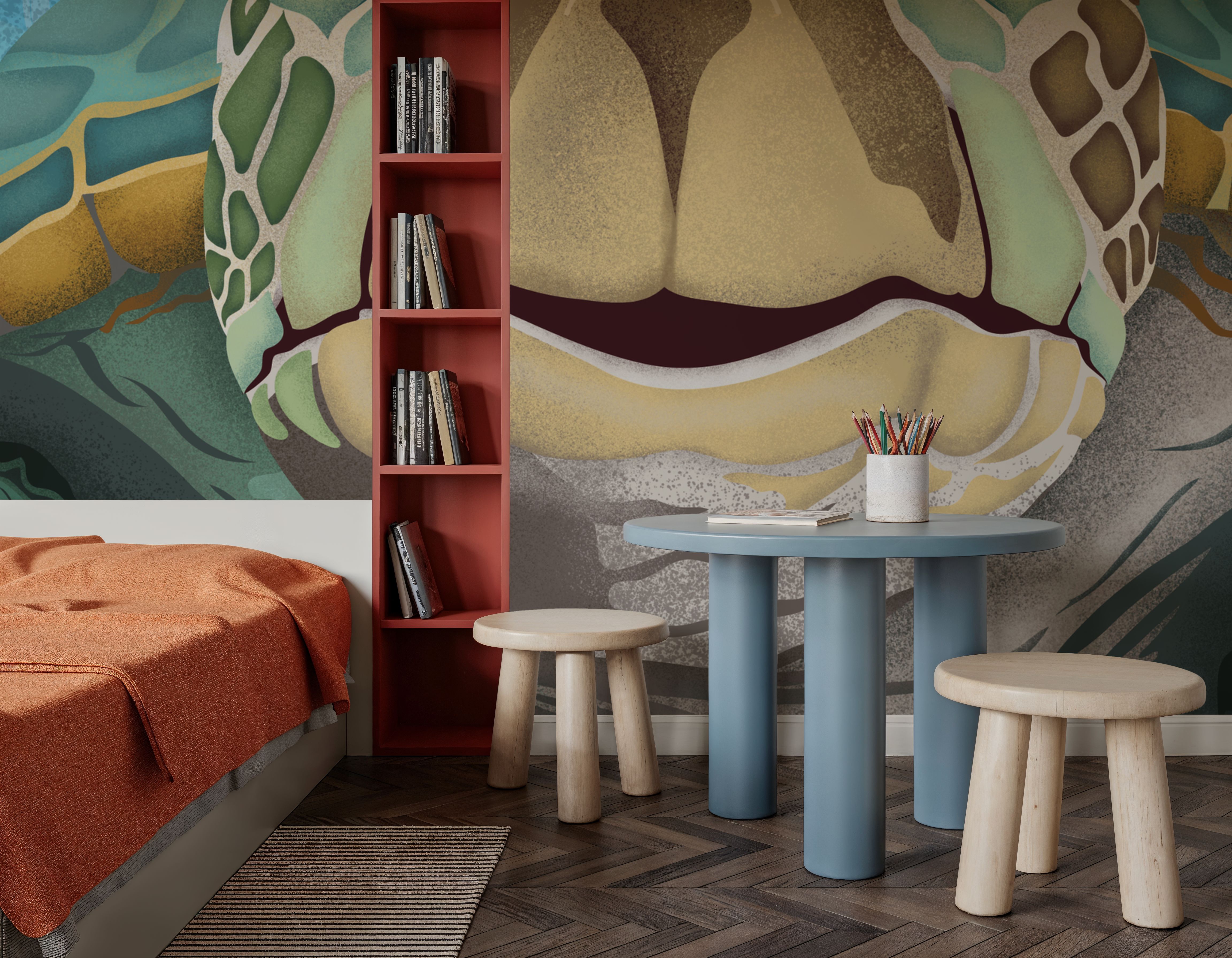 Hello Turtle, Light Blue