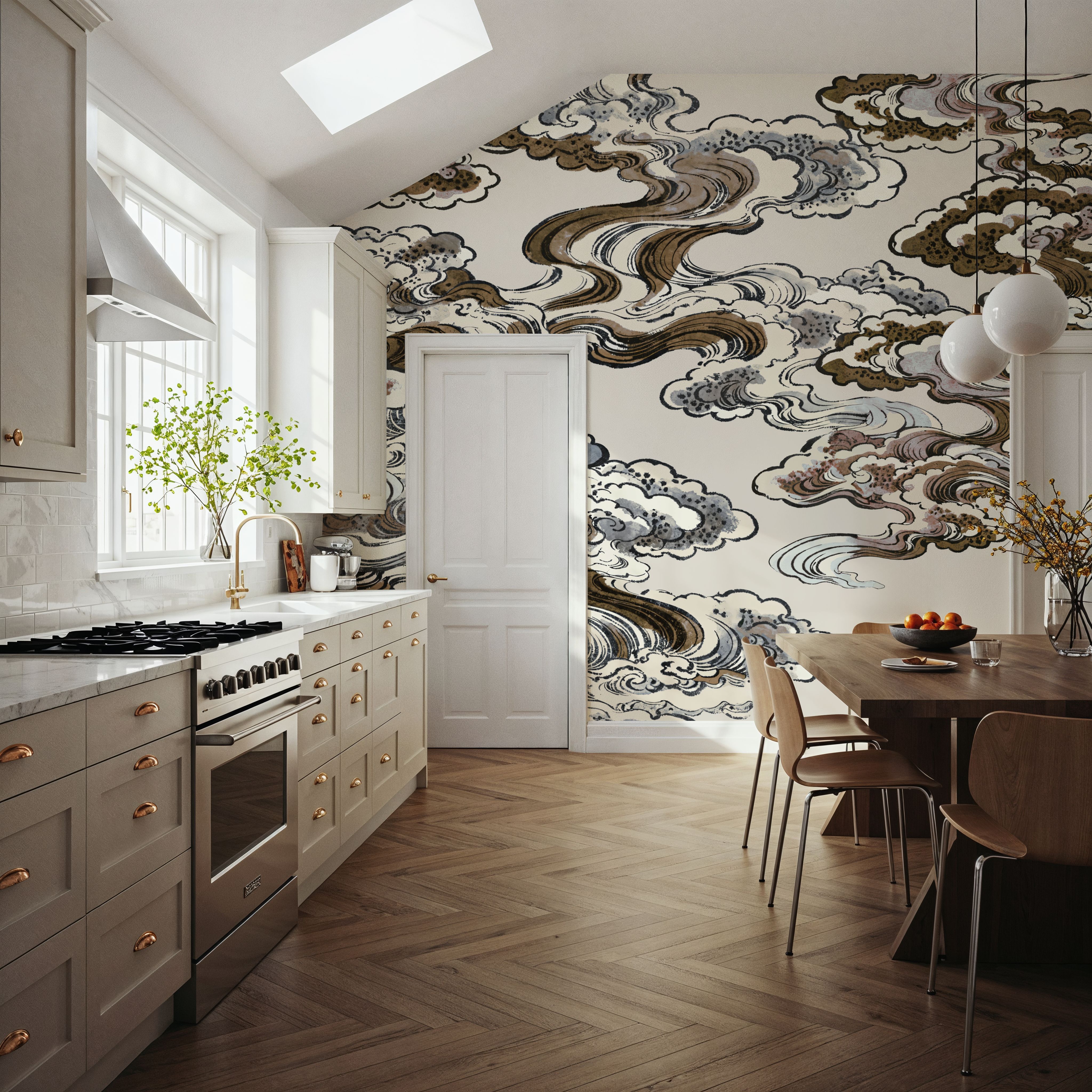 Ukiyo-e Clouds, Browns