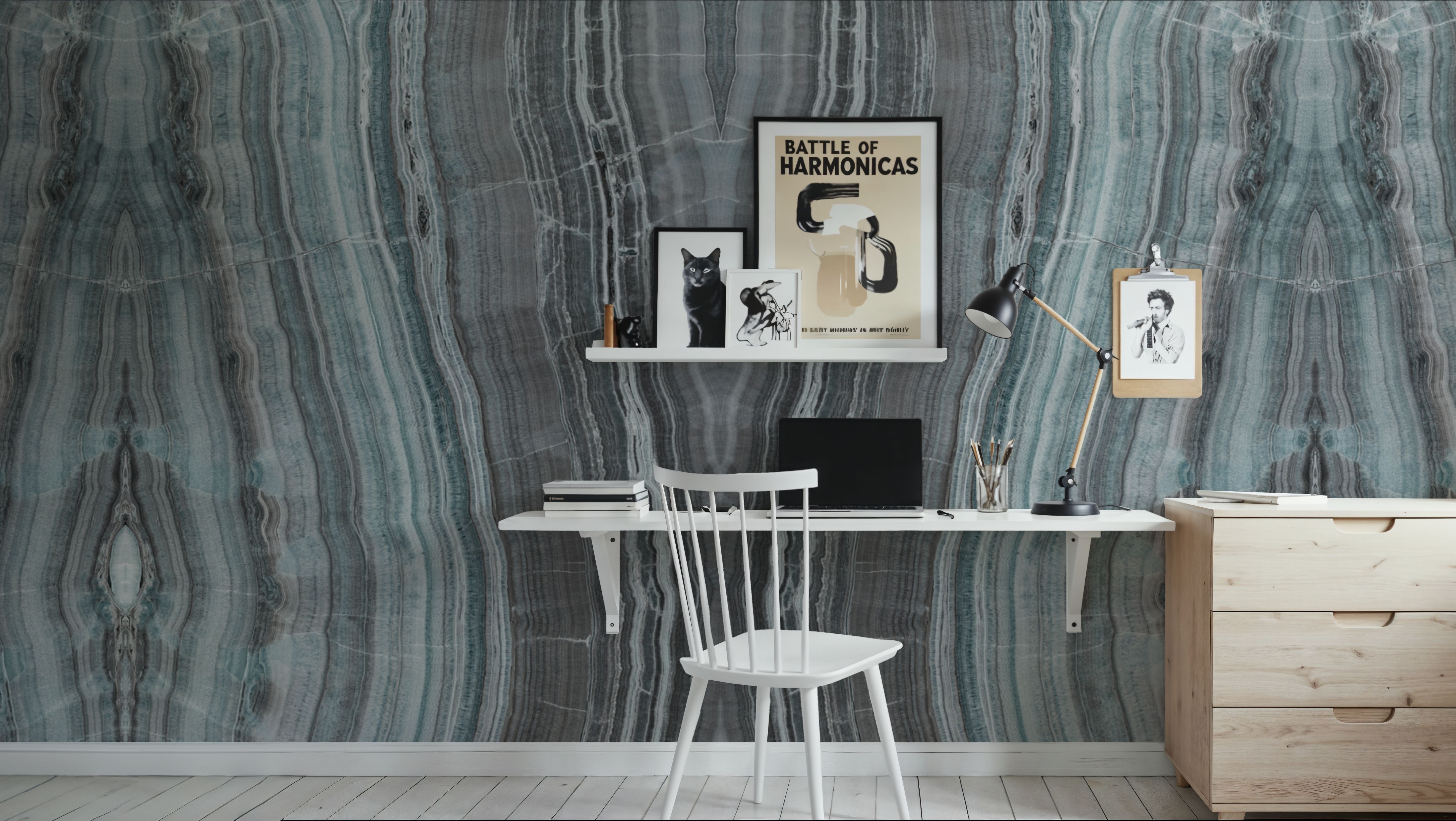 Onyx Mirage Bookmatched, Teal