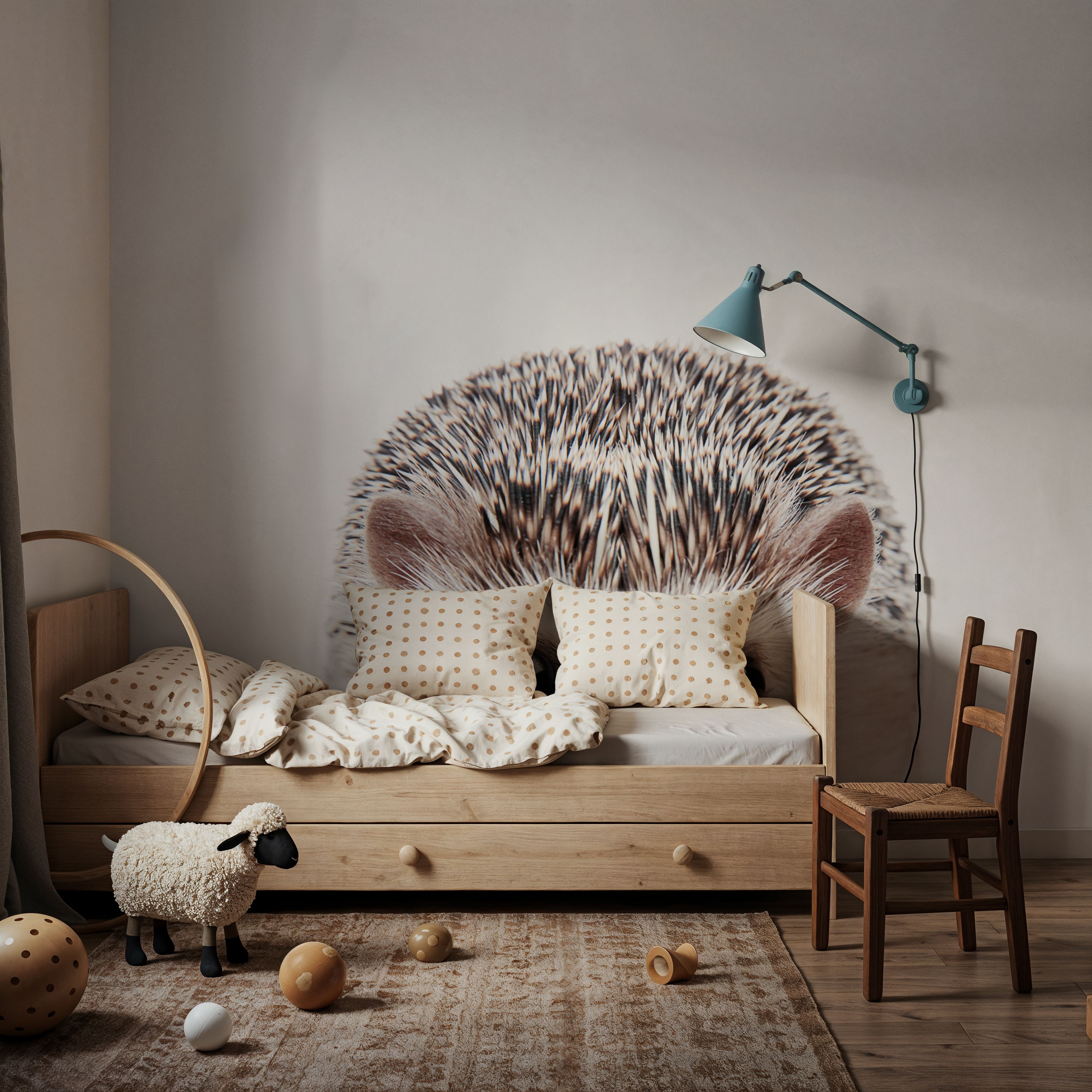Peeking Hedgehog