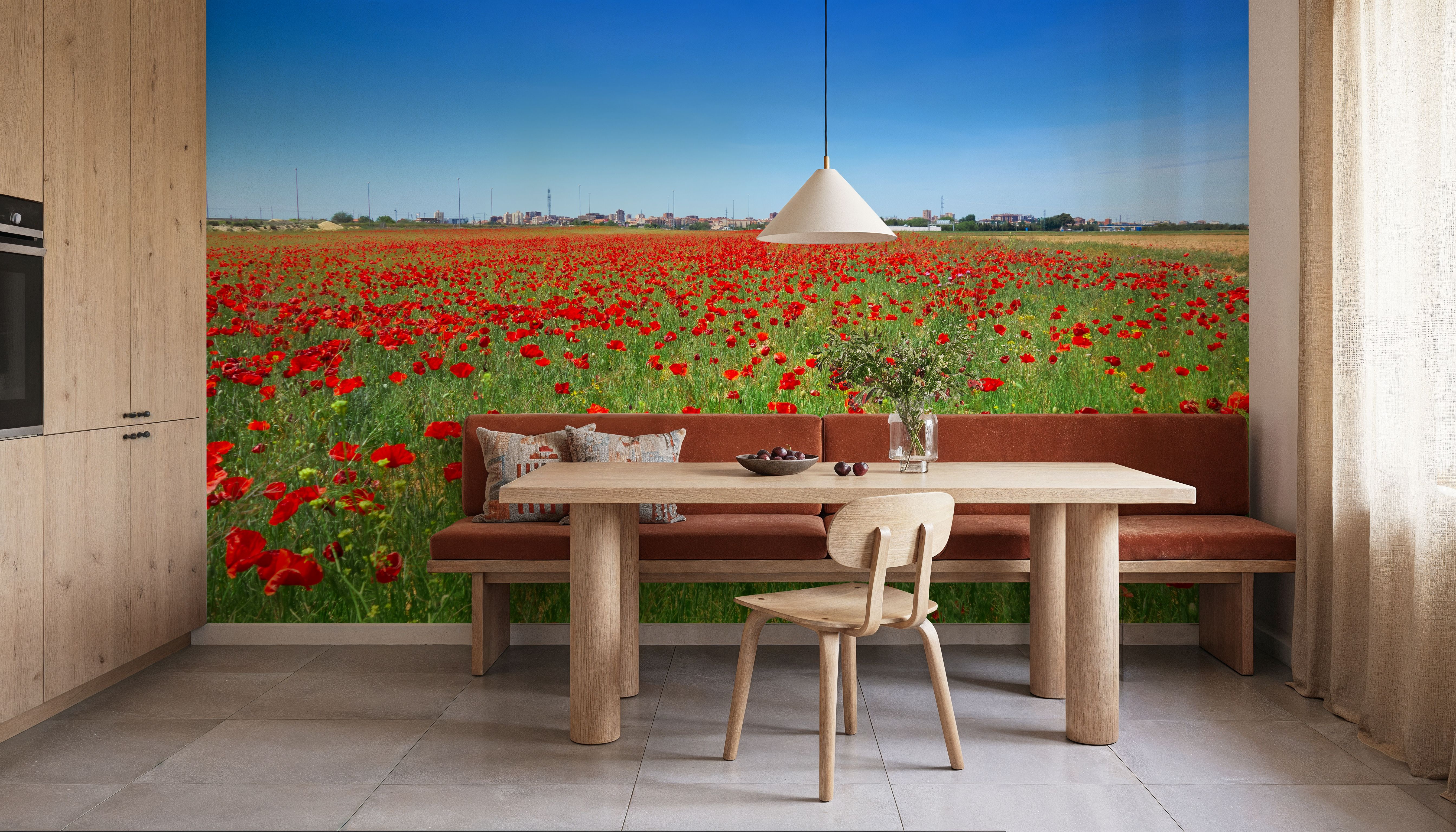 Crimson Poppy Field