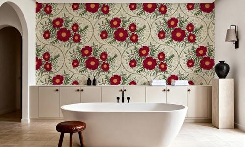 Yuletide Camelia, Bone White