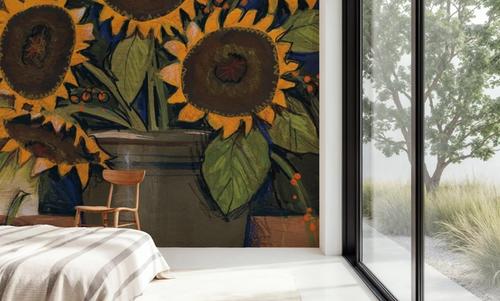 Sunflower Crock