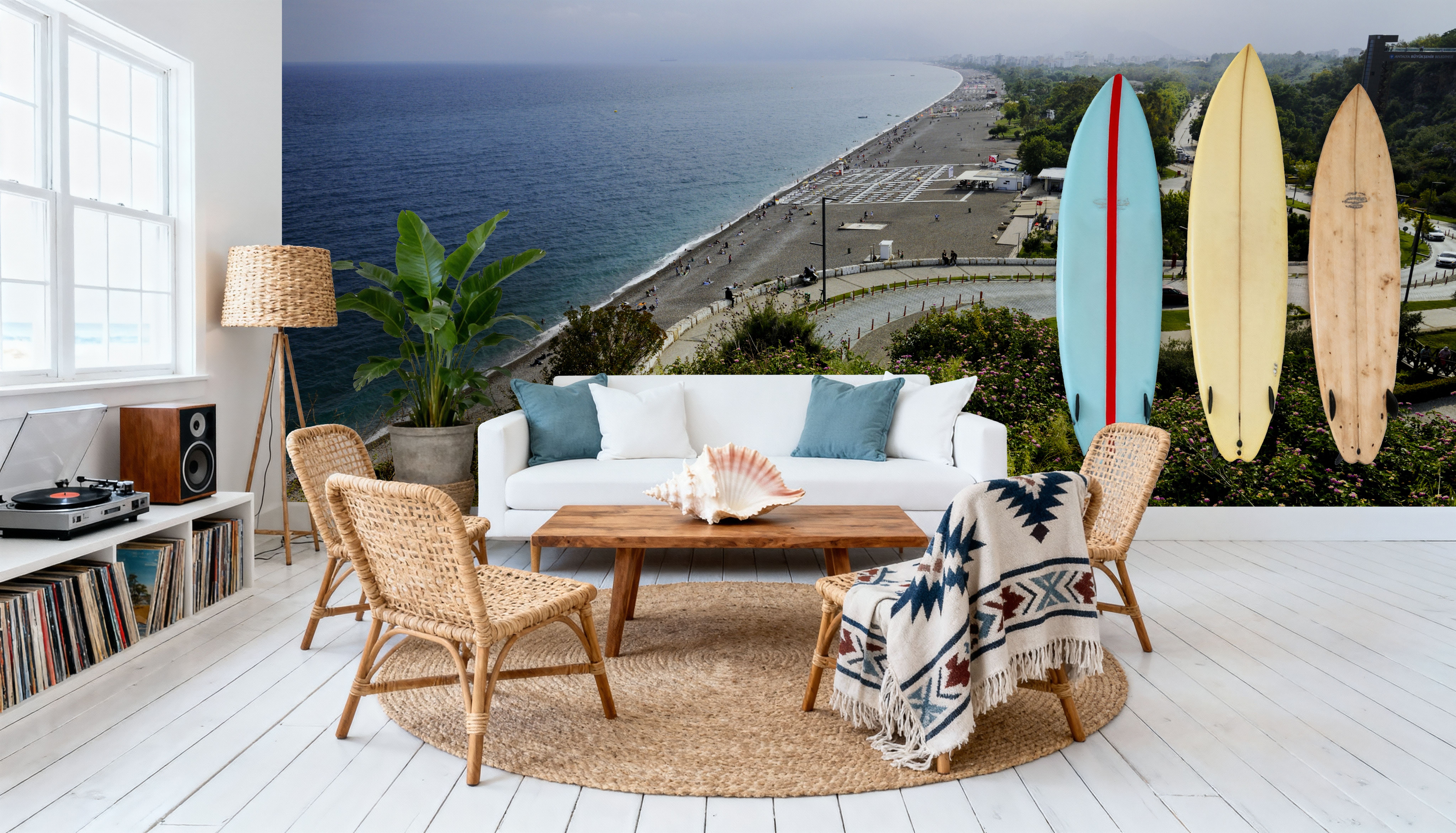 Coastal Promenade, Wallpaper