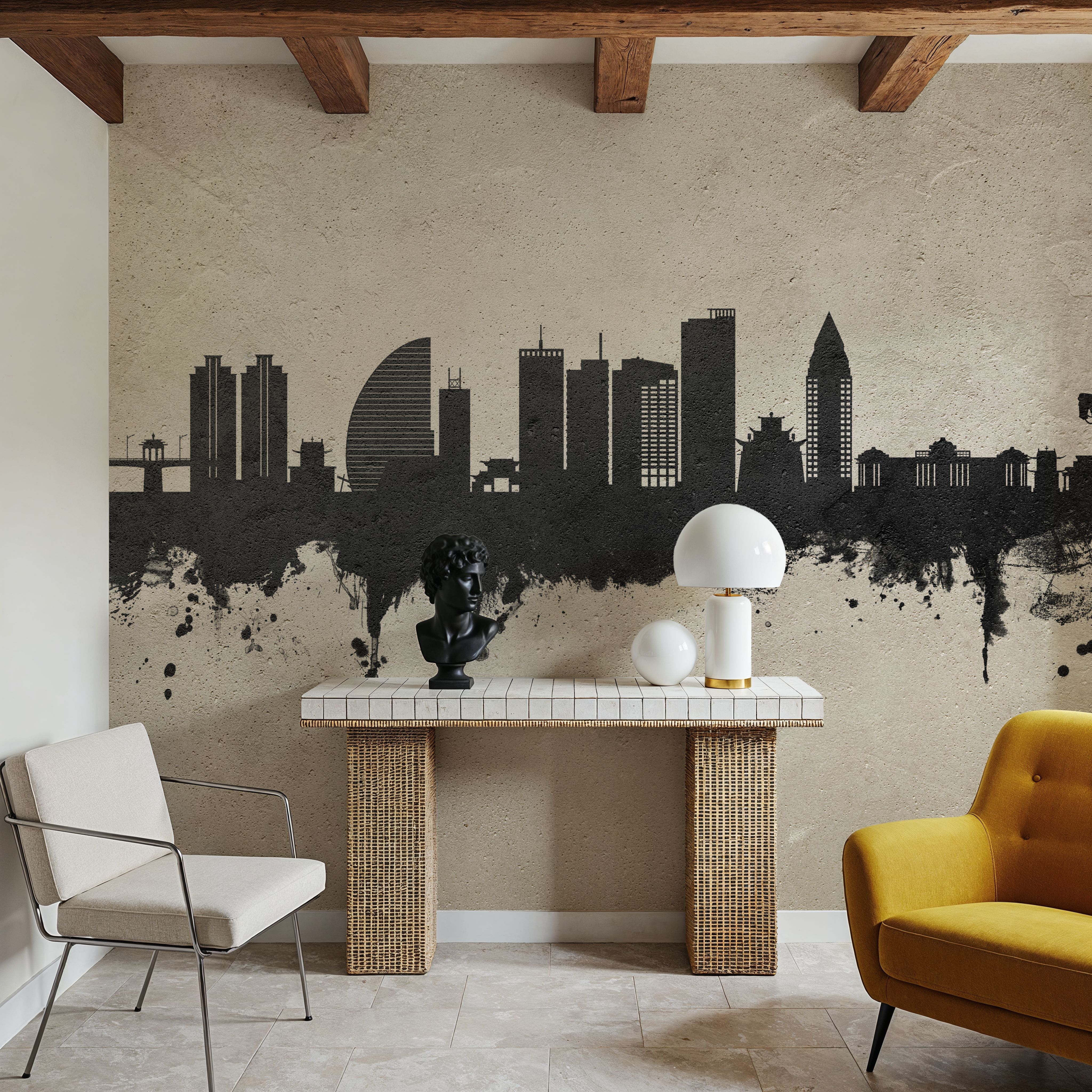 Ulaanbaatar Mongolia Skyline Concrete